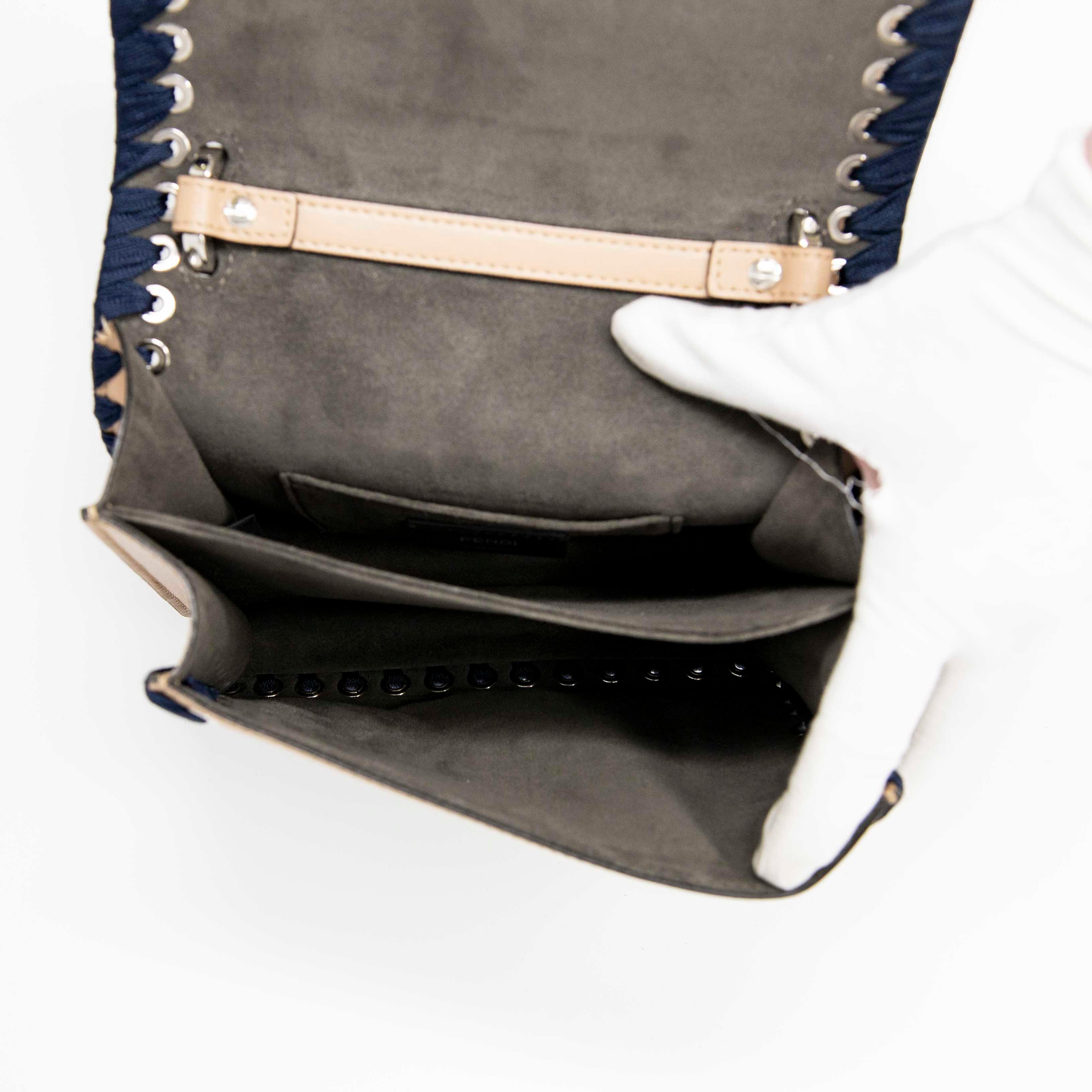Fendi Beige Small Kan I Bag - Image 12