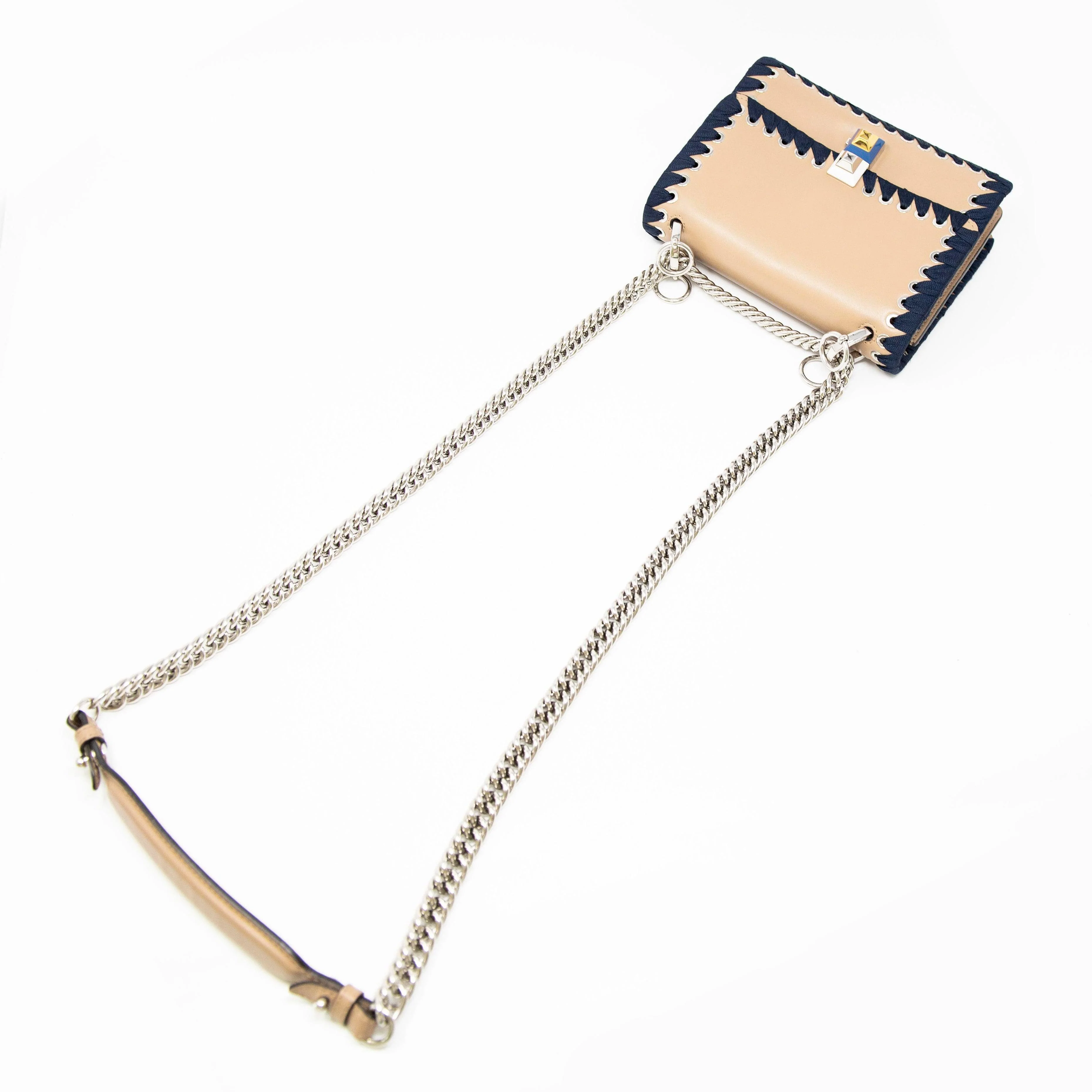 Fendi Beige Small Kan I Bag - Image 14