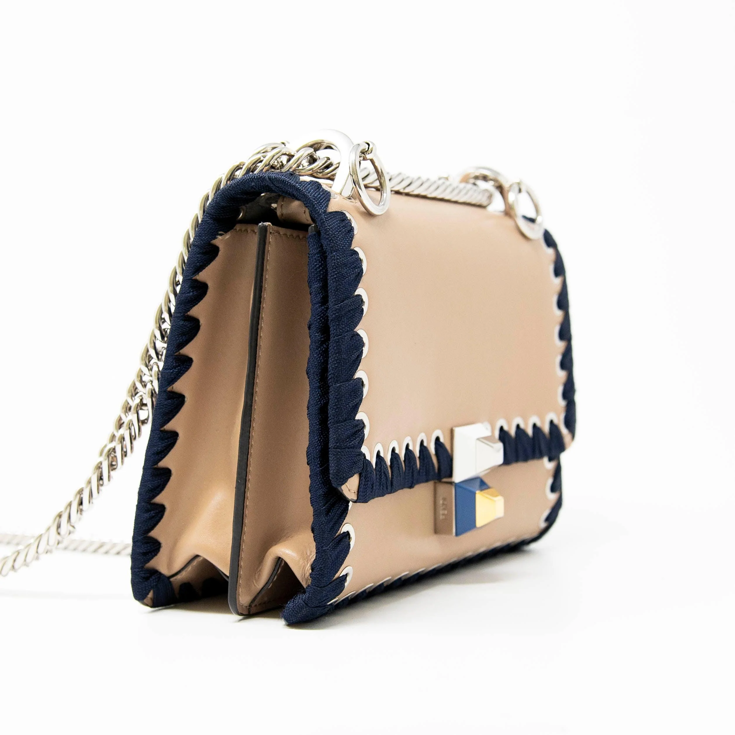Fendi Beige Small Kan I Bag - Image 4