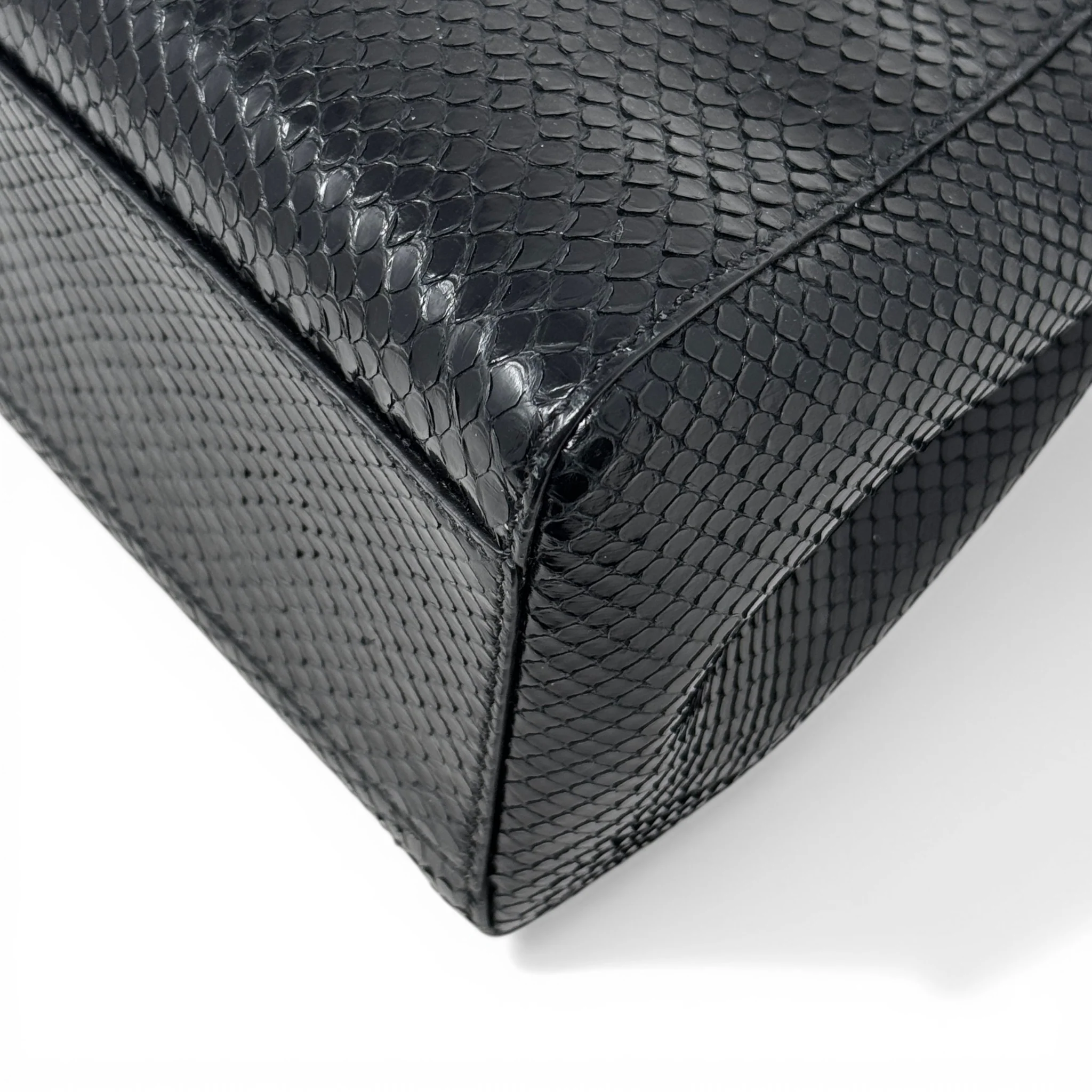 Fendi Black Snakeskin Mini Peekaboo - Image 8