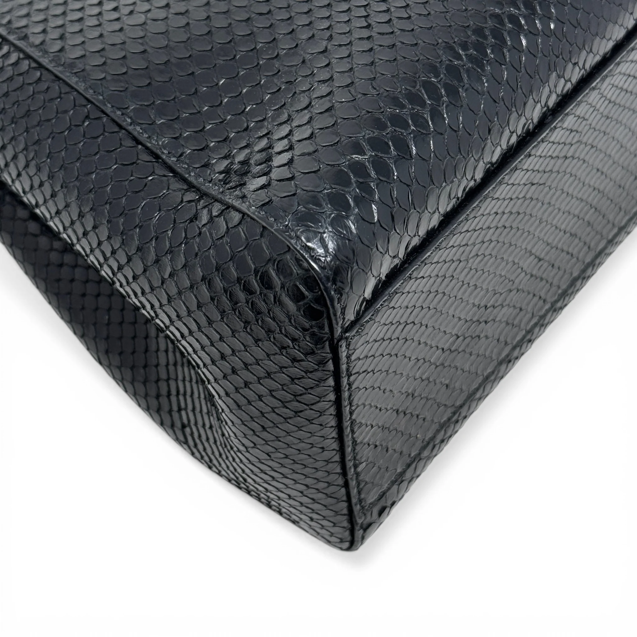 Fendi Black Snakeskin Mini Peekaboo - Image 9