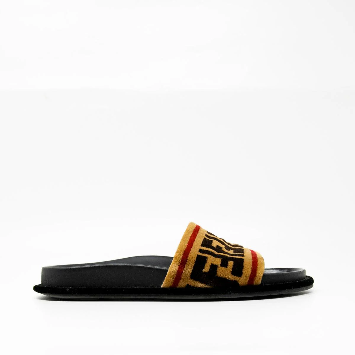 Fendi FF Velvet Forever Slides 36 - Image 7