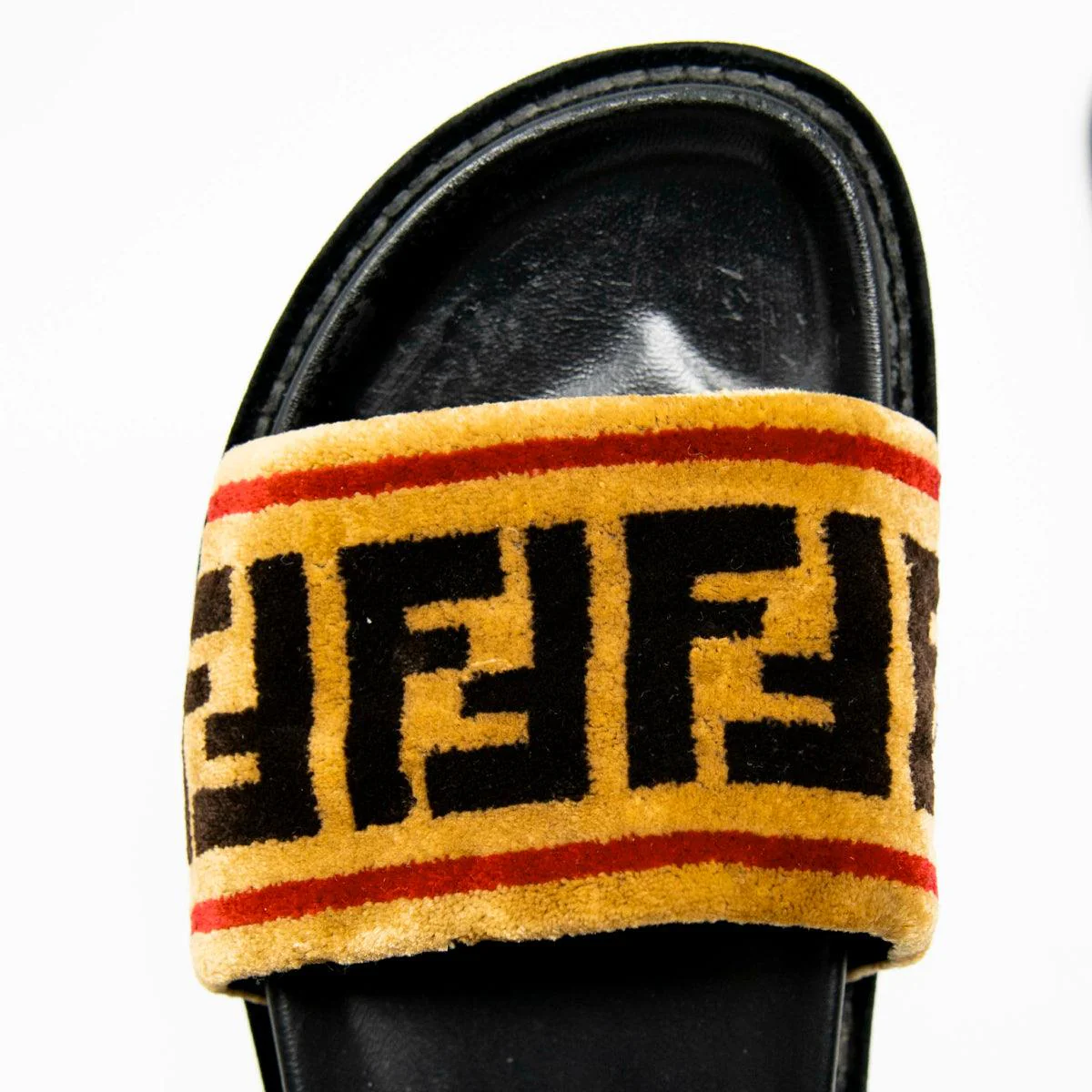 Fendi FF Velvet Forever Slides 36 - Image 8