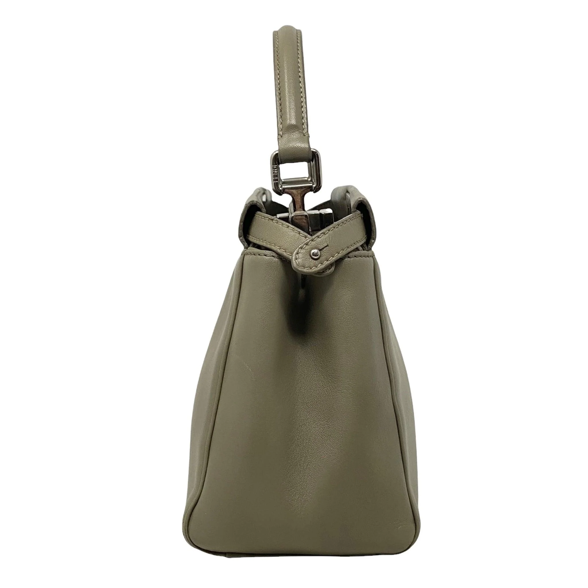 Fendi Grey Mini Peekaboo Bag - Image 3