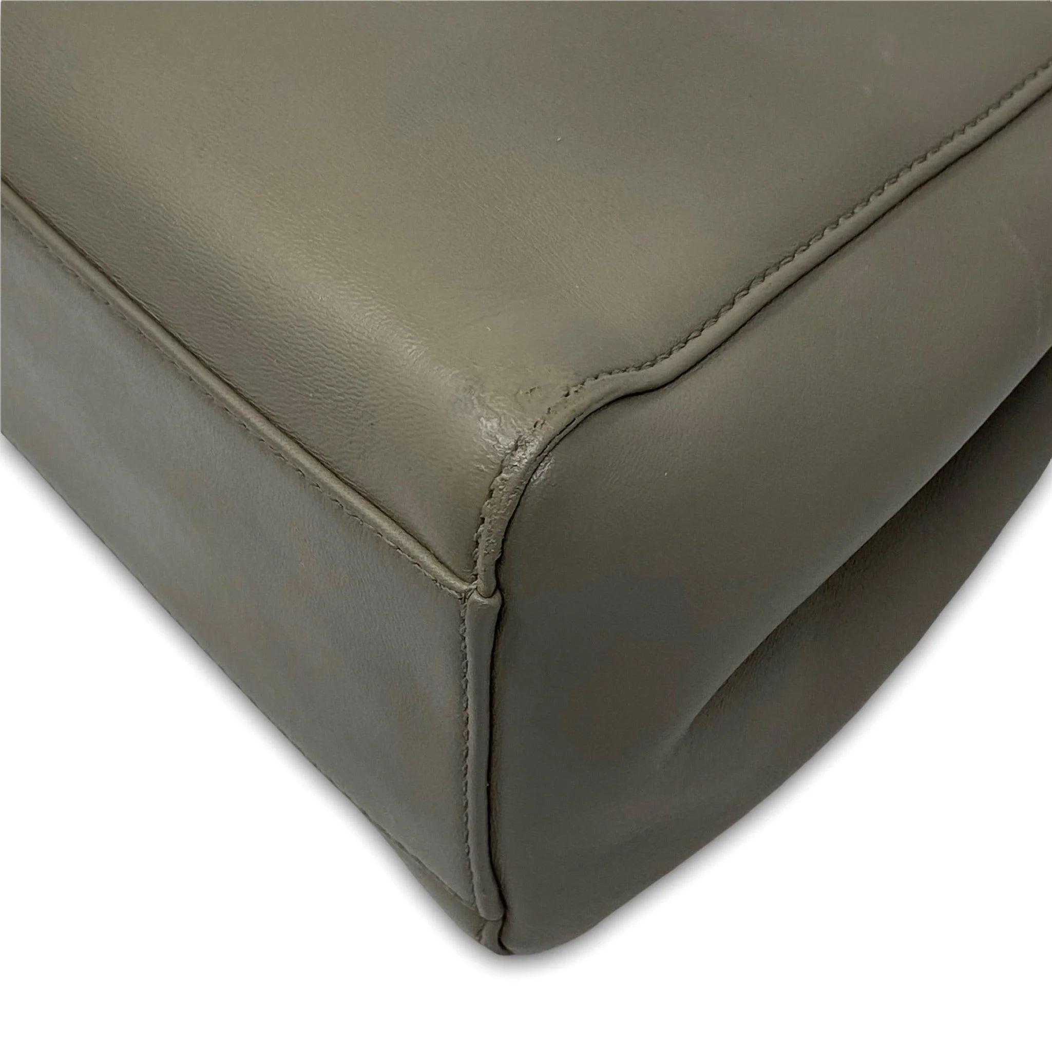 Fendi Grey Mini Peekaboo Bag - Image 6