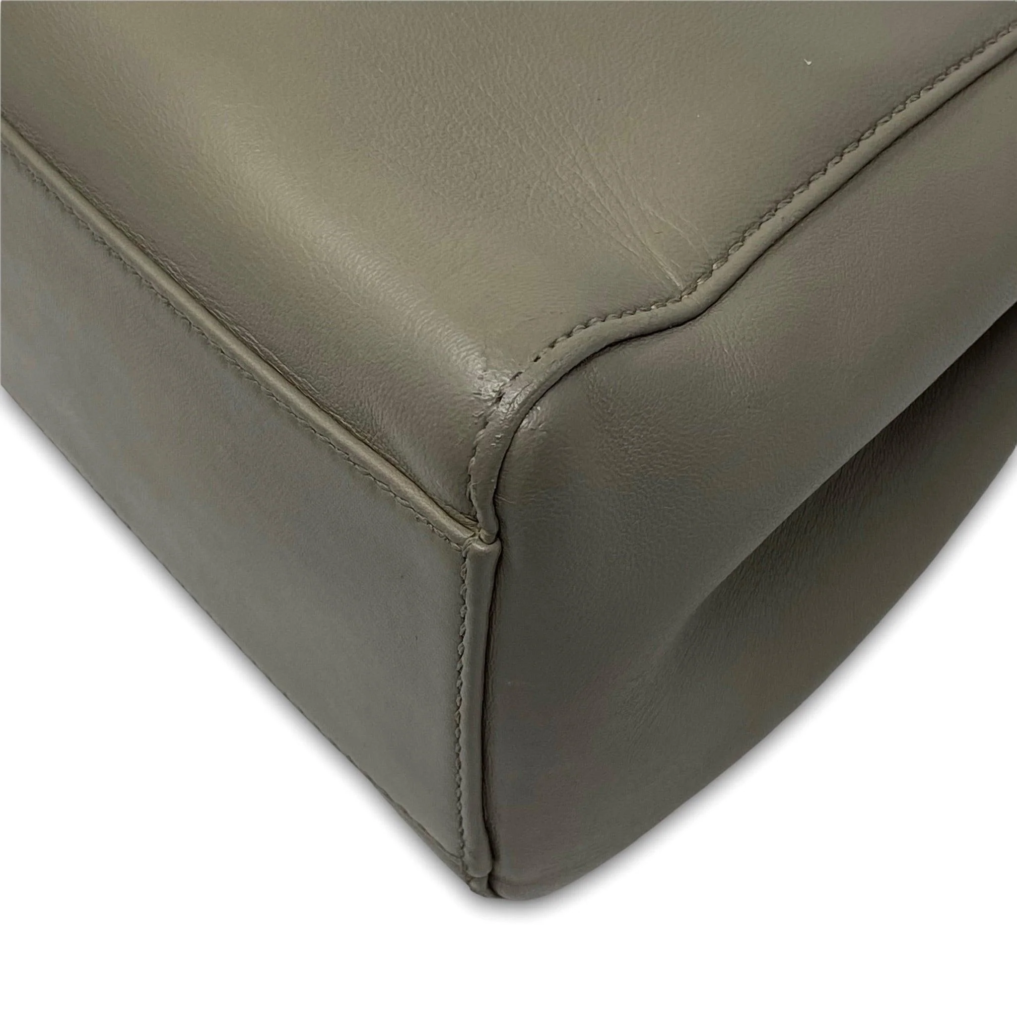 Fendi Grey Mini Peekaboo Bag - Image 8