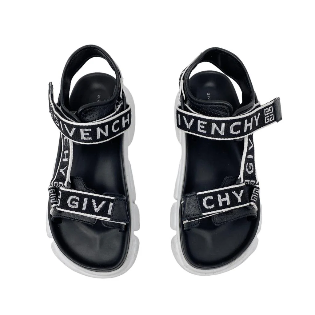 Givenchy Black Jaw Sport Sandals 39.5 - Image 4