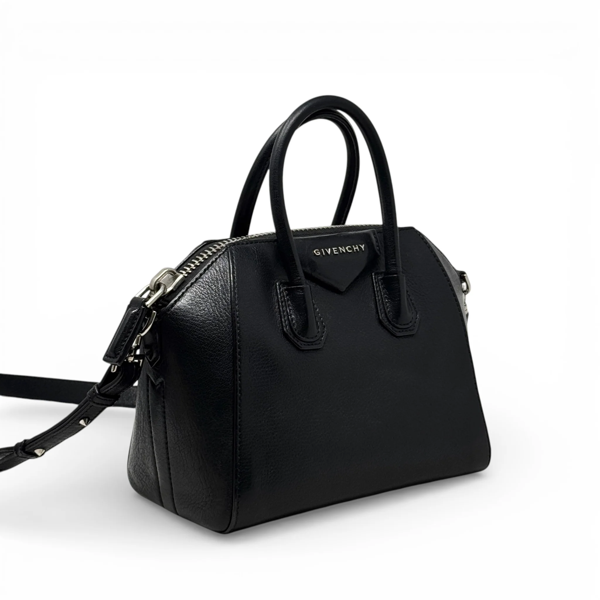 Givenchy Black Mini Antigona Bag - Image 4