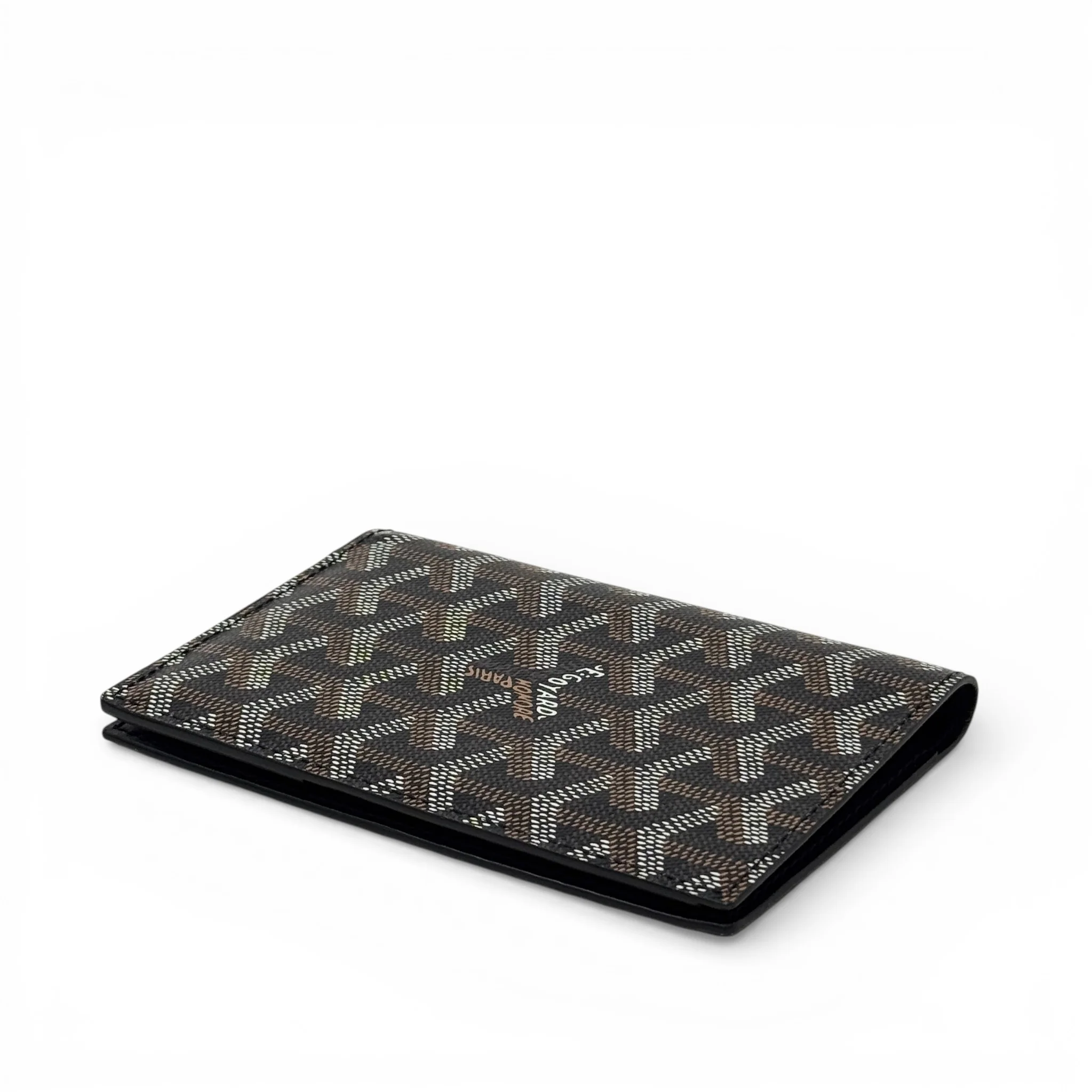 Goyard Black Goyardine Grenelle Passport Cover - Image 3