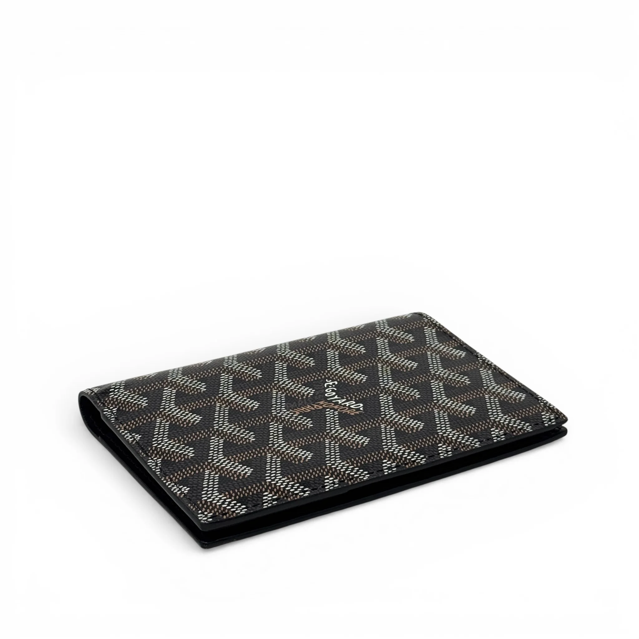 Goyard Black Goyardine Grenelle Passport Cover - Image 5
