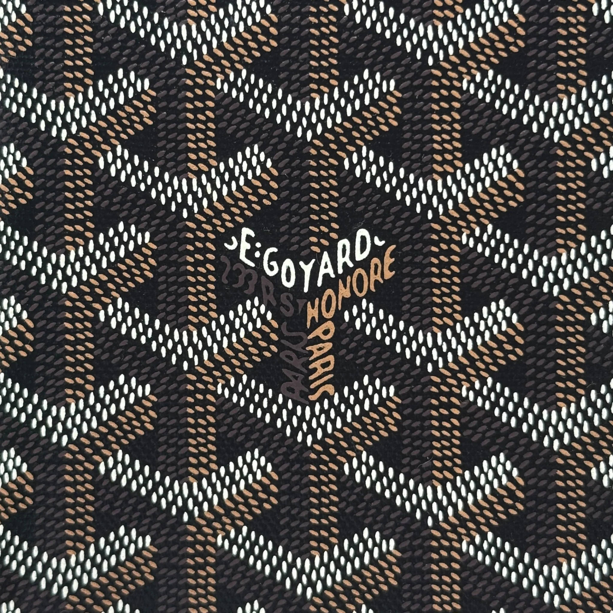 Goyard Black Goyardine Grenelle Passport Cover - Image 6