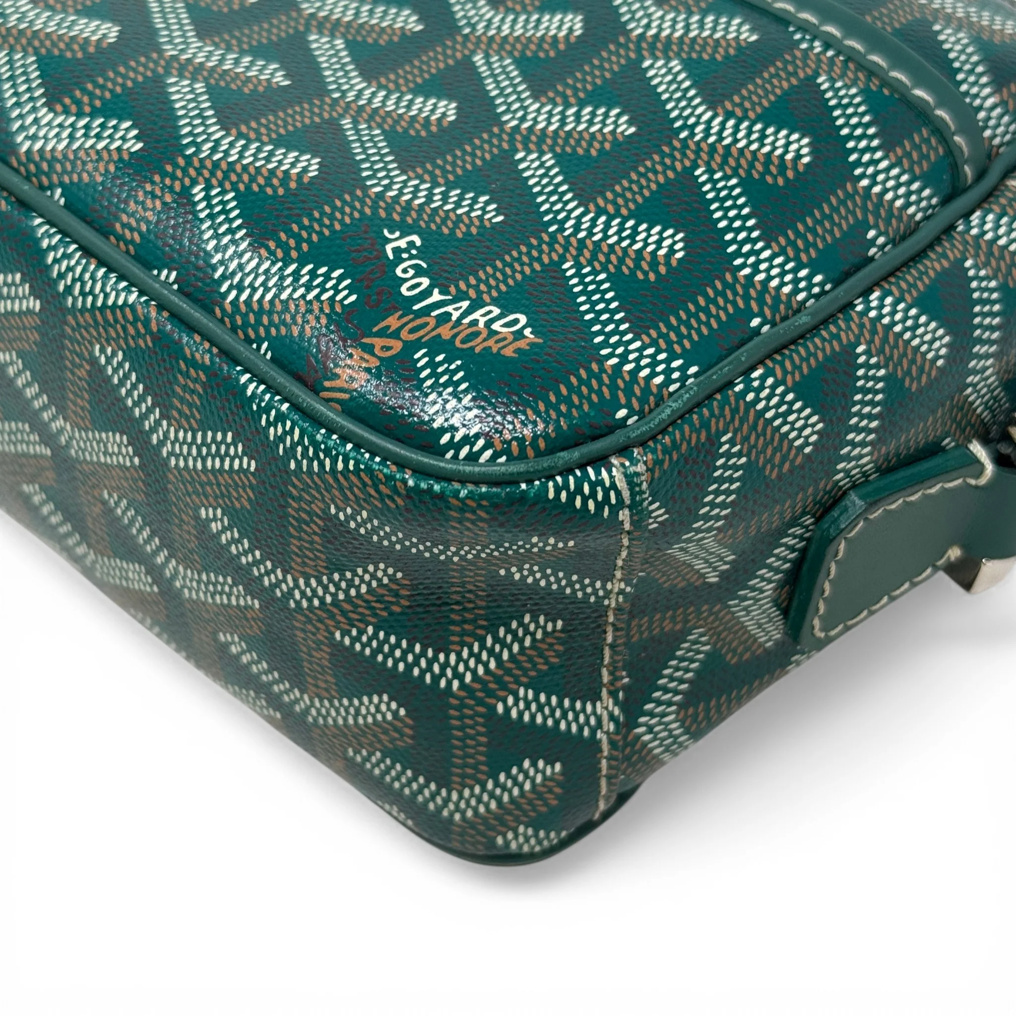 Goyard Green Goyardine Cap Vert Bag - Image 6