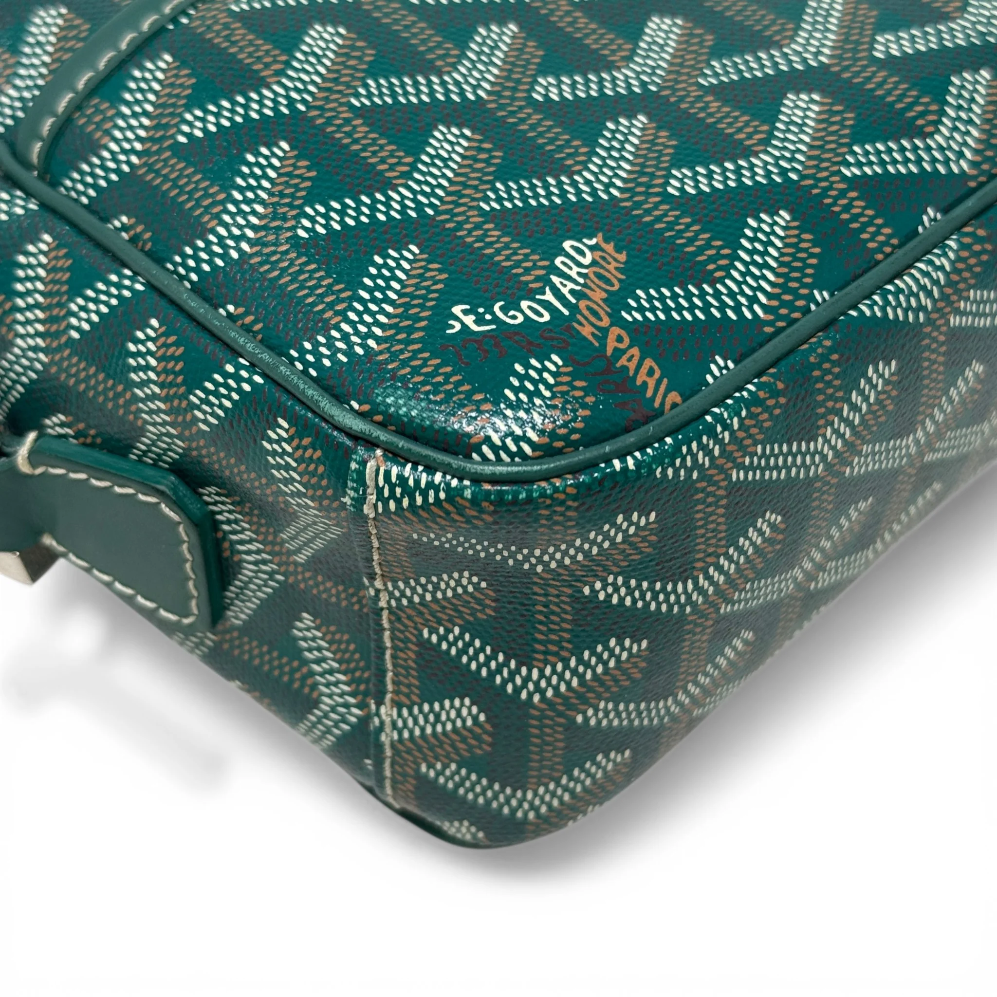 Goyard Green Goyardine Cap Vert Bag - Image 7