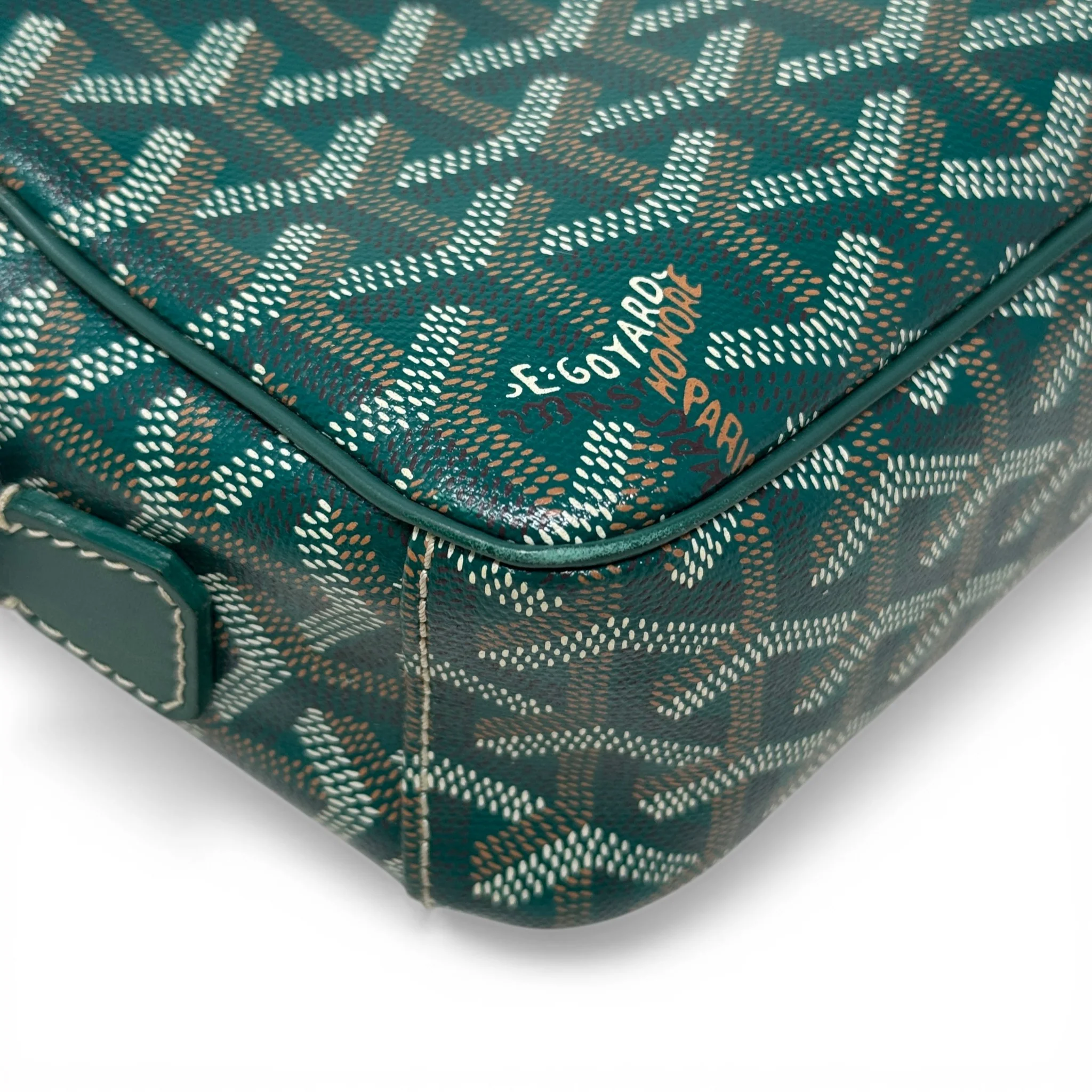 Goyard Green Goyardine Cap Vert Bag - Image 9