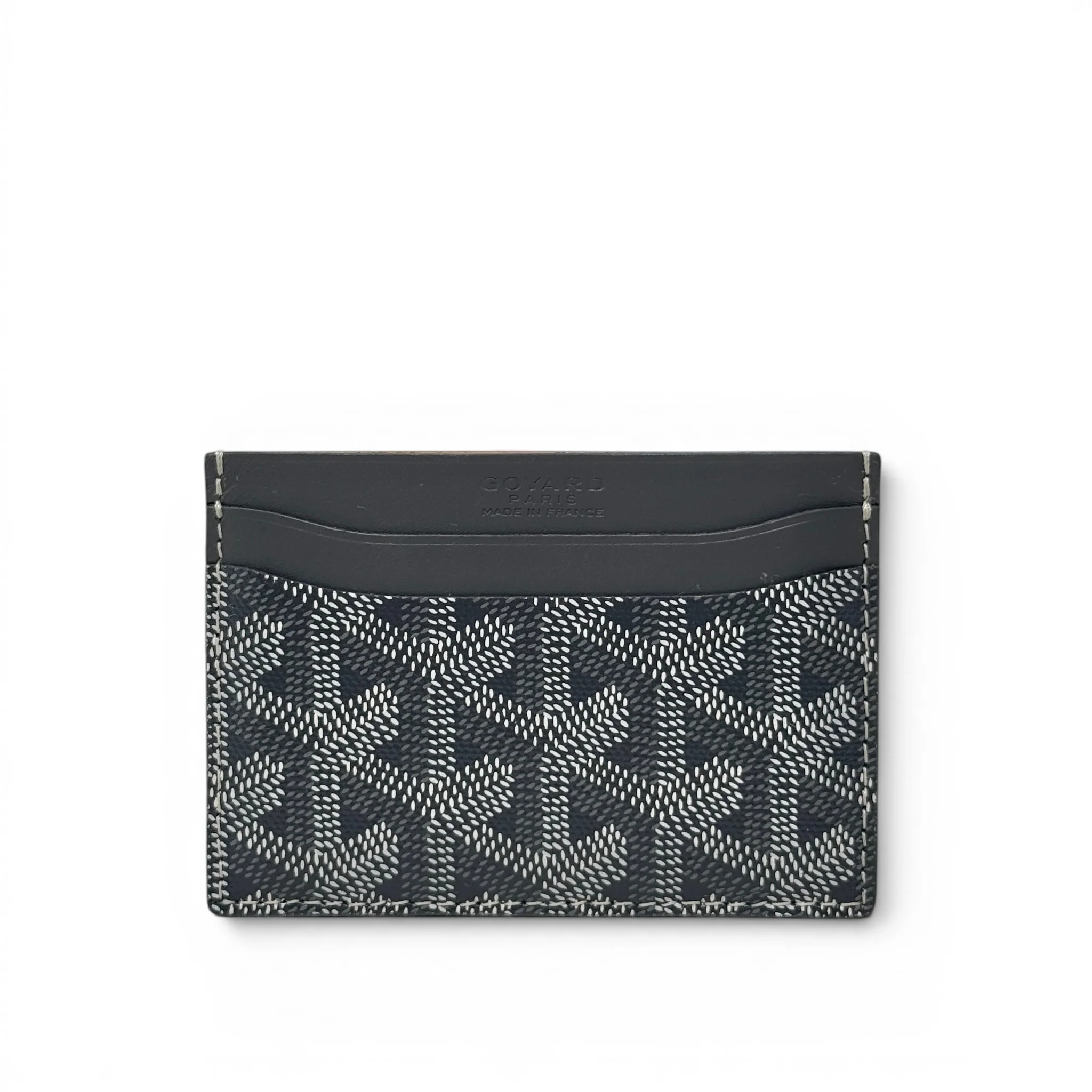 Goyard Grey Saint Sulpice Goyardine Card Holder - Image 4