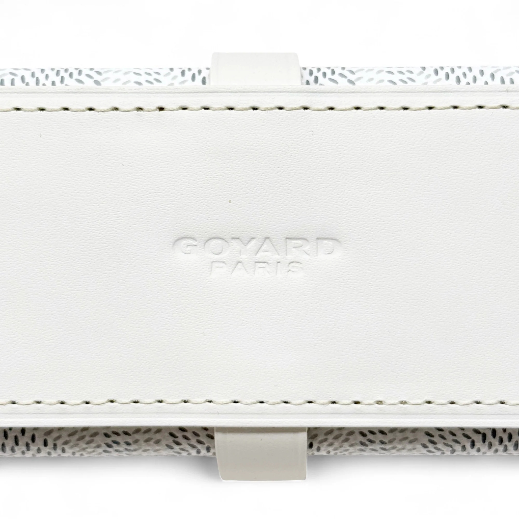 Goyard White Minaudière Trunk Bag - Image 10