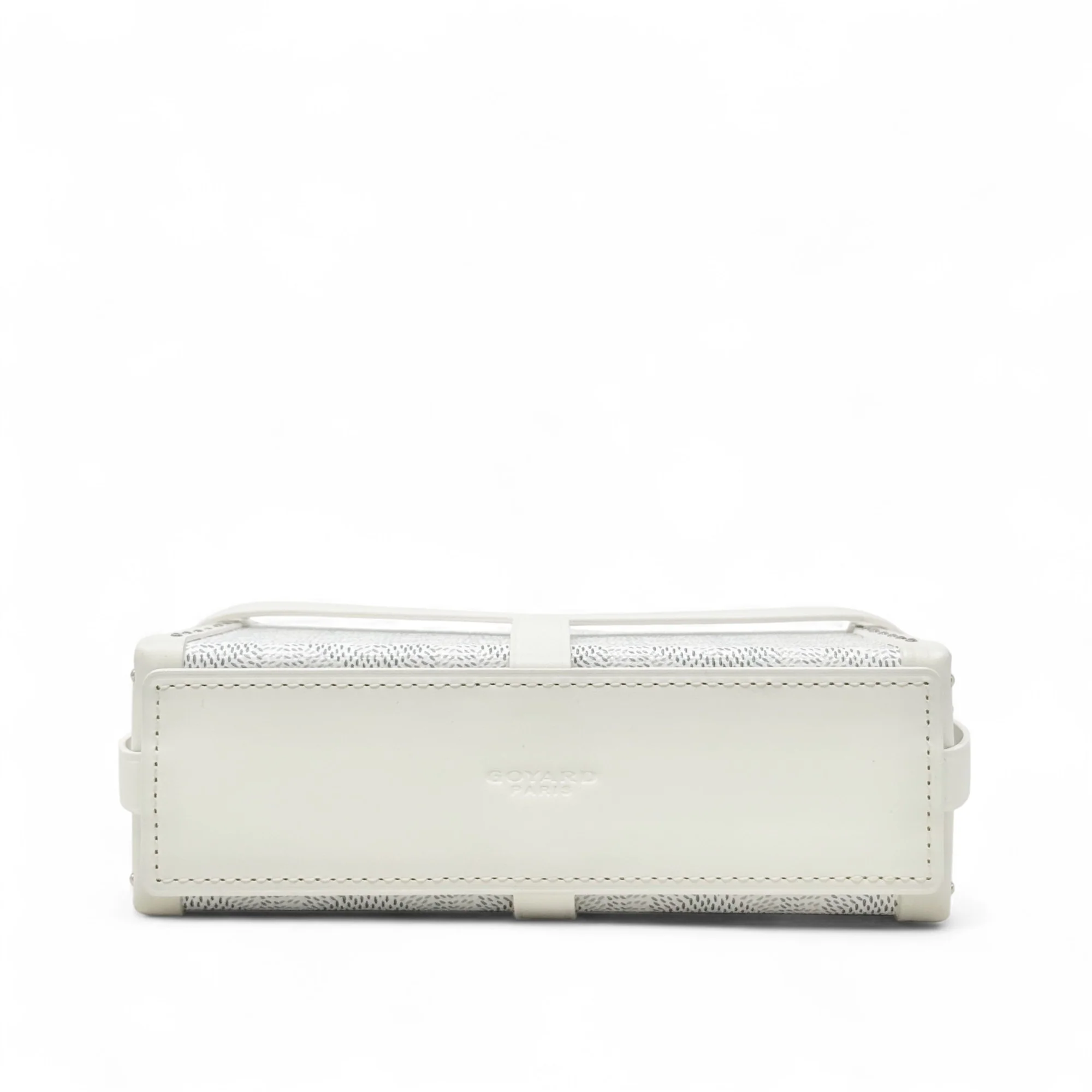 Goyard White Minaudière Trunk Bag - Image 5