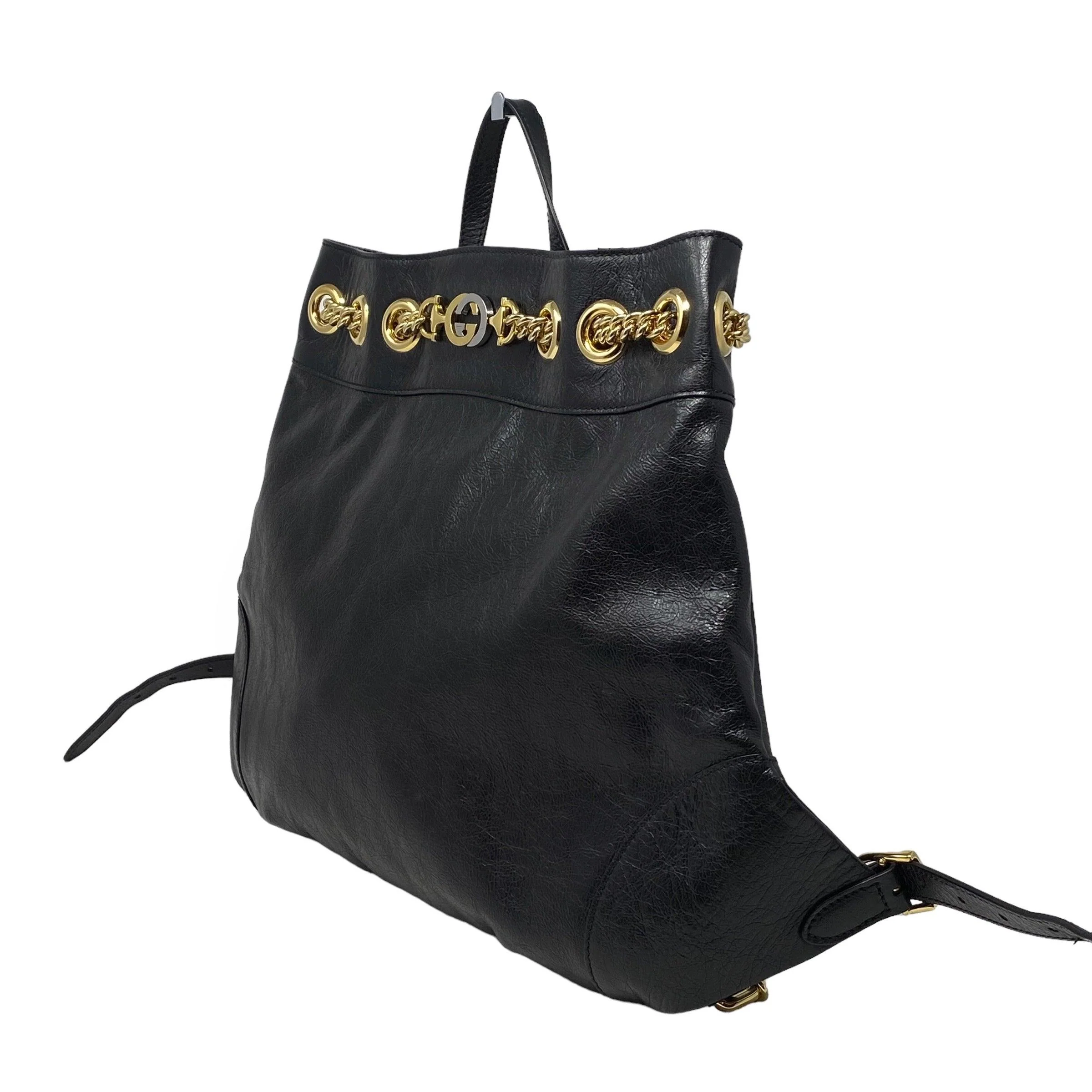 Gucci Black Calfskin Zumi Backpack - Image 2