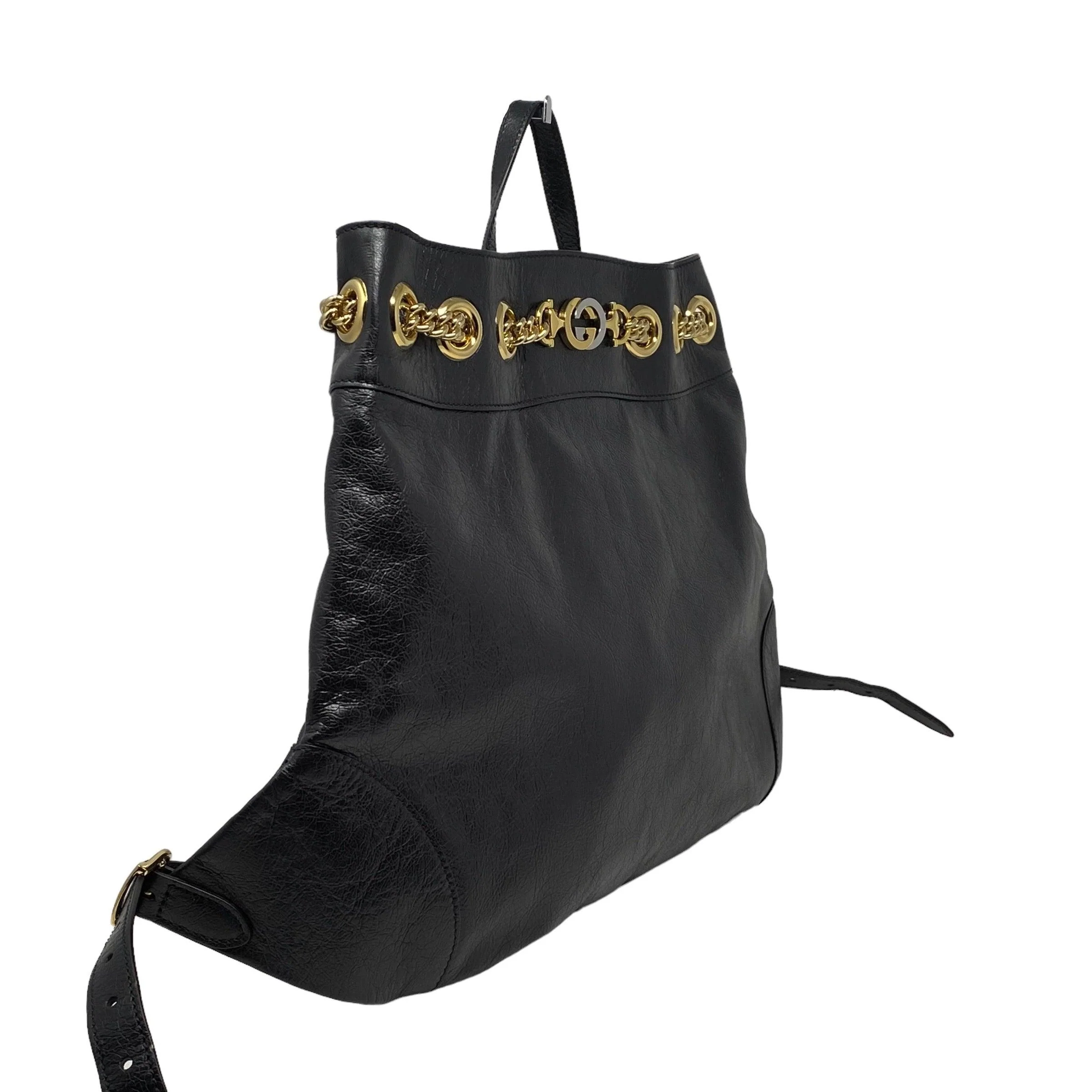 Gucci Black Calfskin Zumi Backpack - Image 4