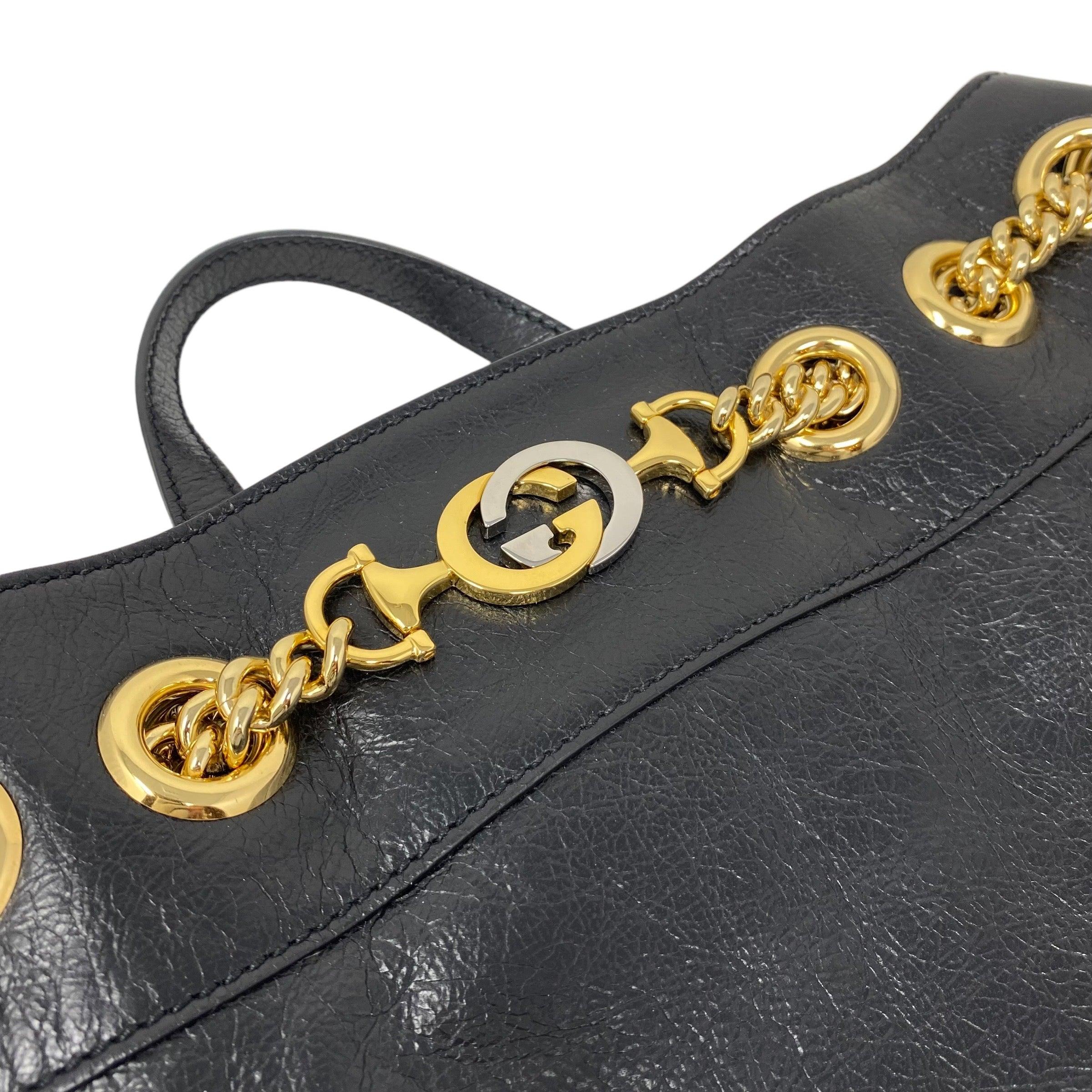 Gucci Black Calfskin Zumi Backpack - Image 8