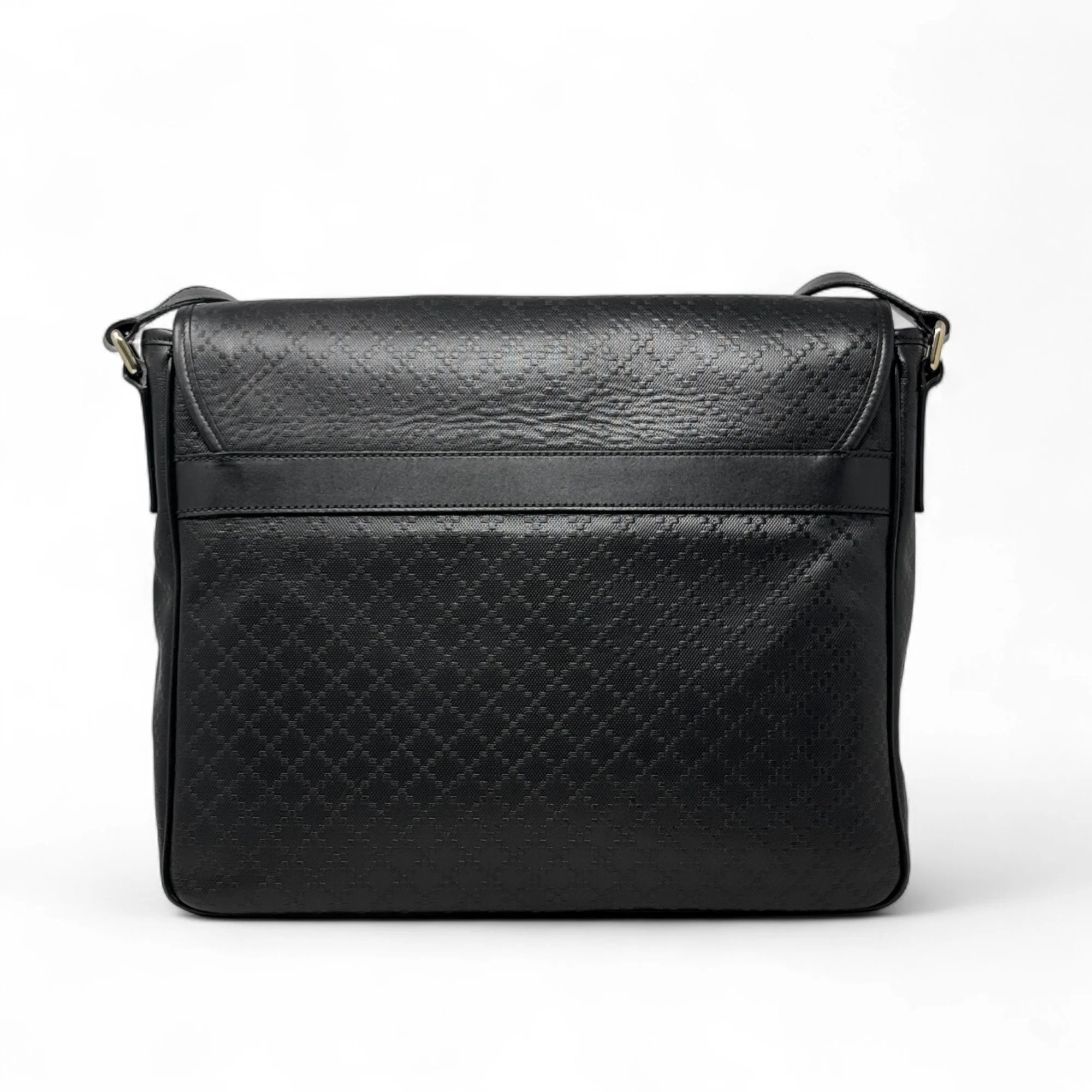 Gucci Black Diamante Messenger Bag - Image 3