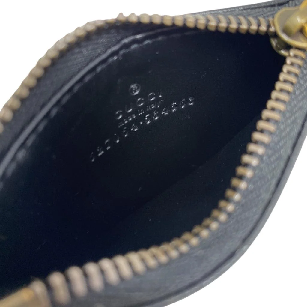 Gucci Black GG Marmont Keychain Card Holder - Image 5