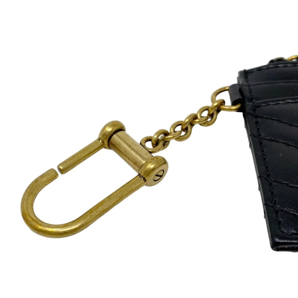 Gucci Black GG Marmont Keychain Card Holder - Image 9