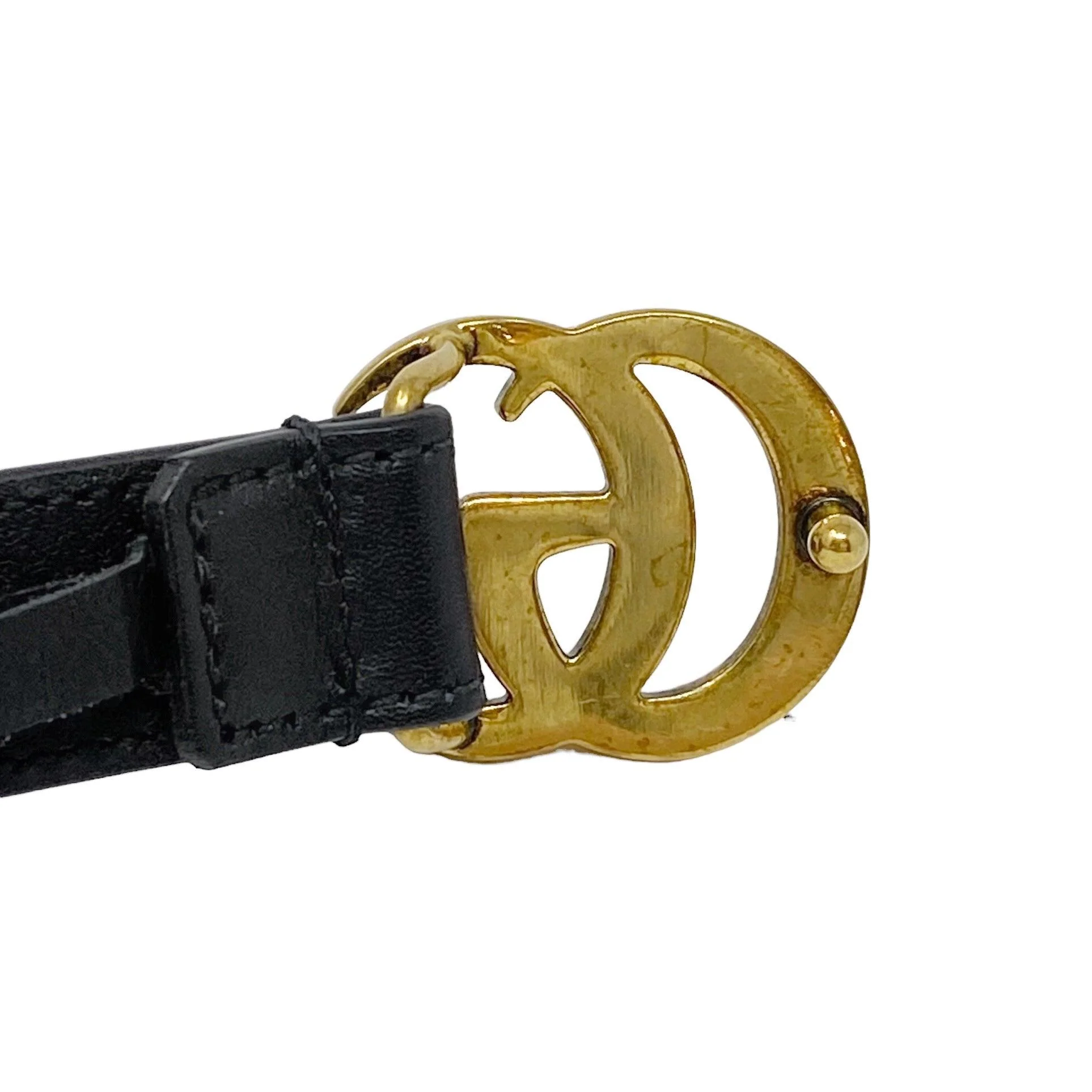 Gucci Black GG Marmont Thin Belt 0.8” 95/38 - Image 4