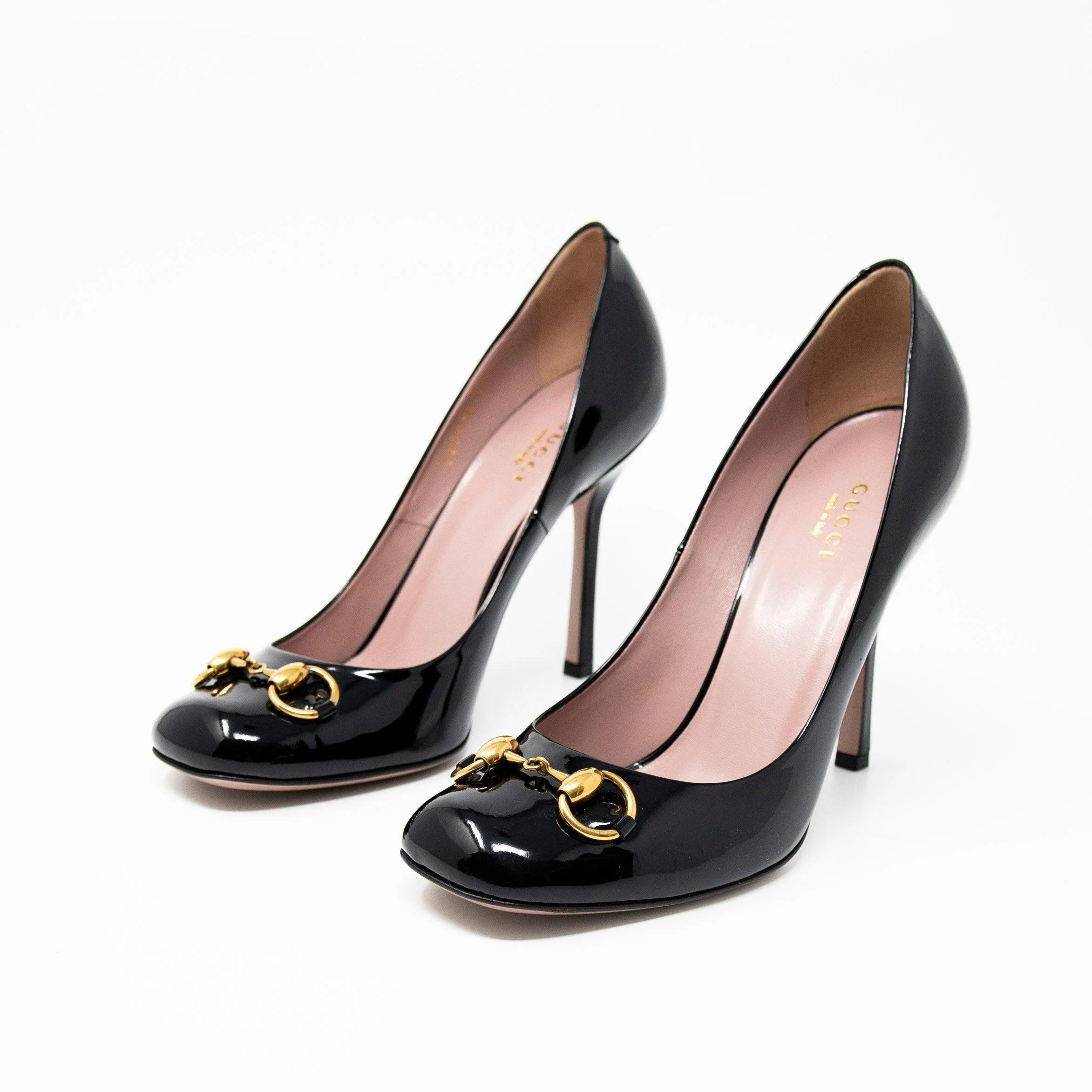 Gucci Black Horsebit Pumps 38.5 - Image 2