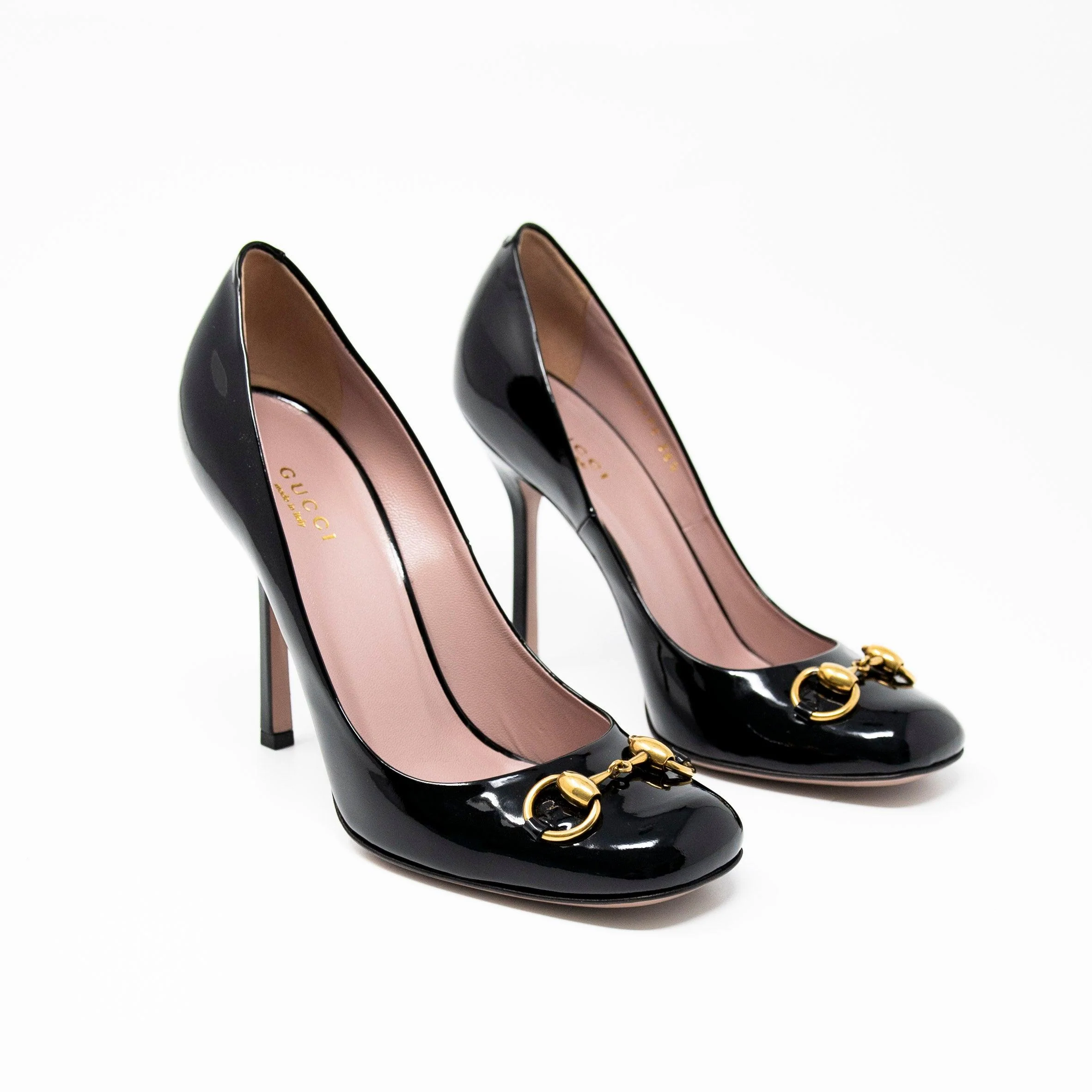 Gucci Black Horsebit Pumps 38.5 - Image 4