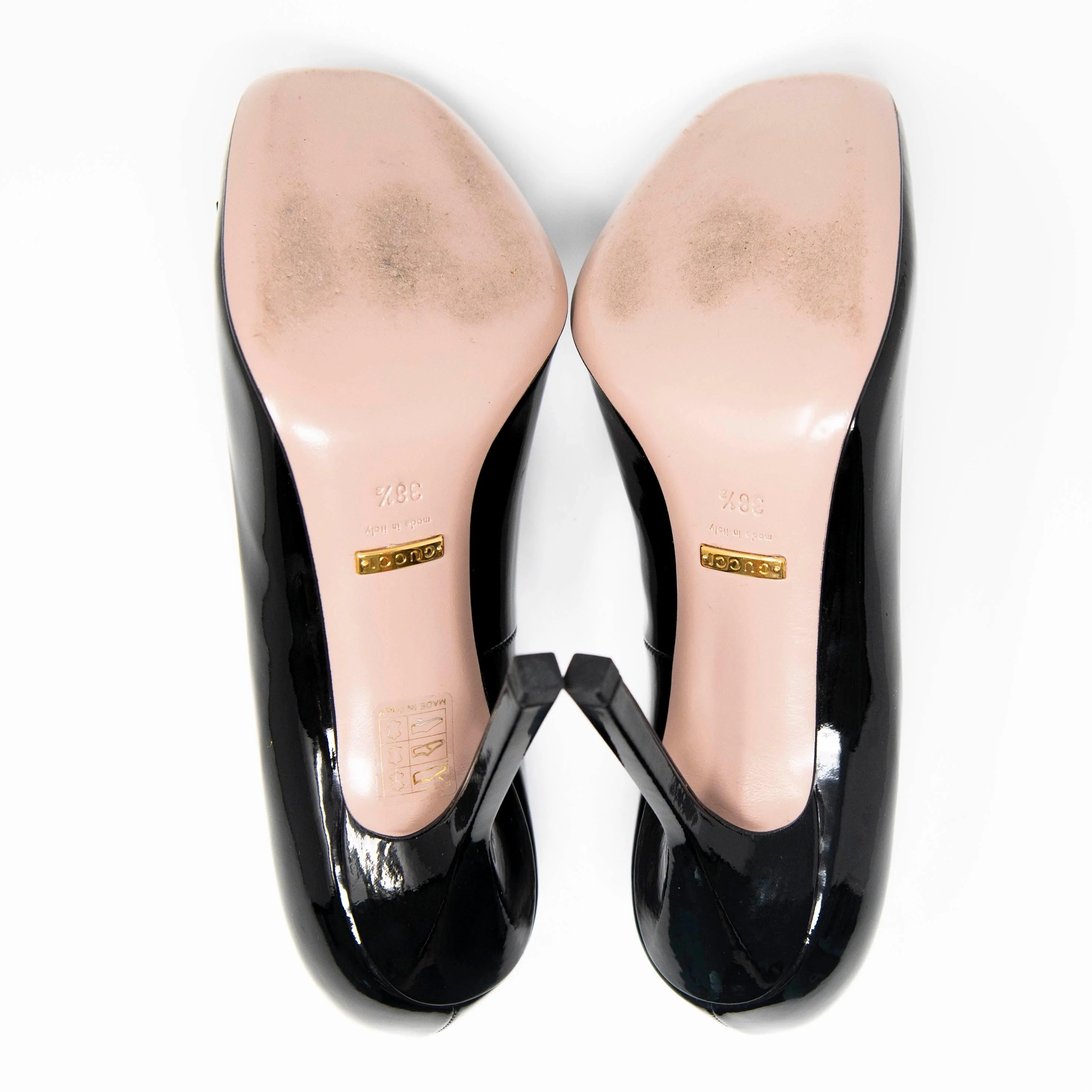 Gucci Black Horsebit Pumps 38.5 - Image 6