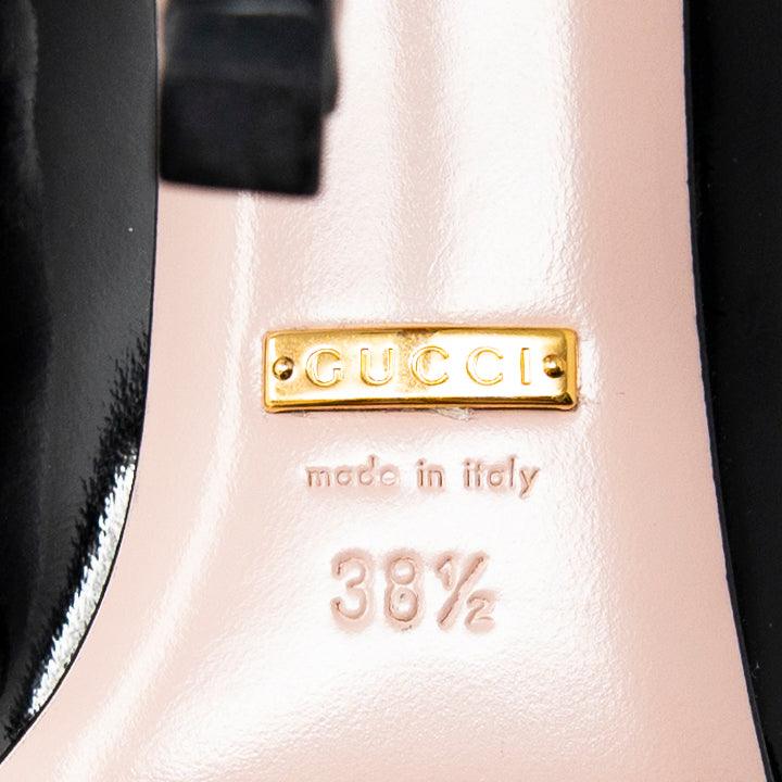 Gucci Black Horsebit Pumps 38.5 - Image 7