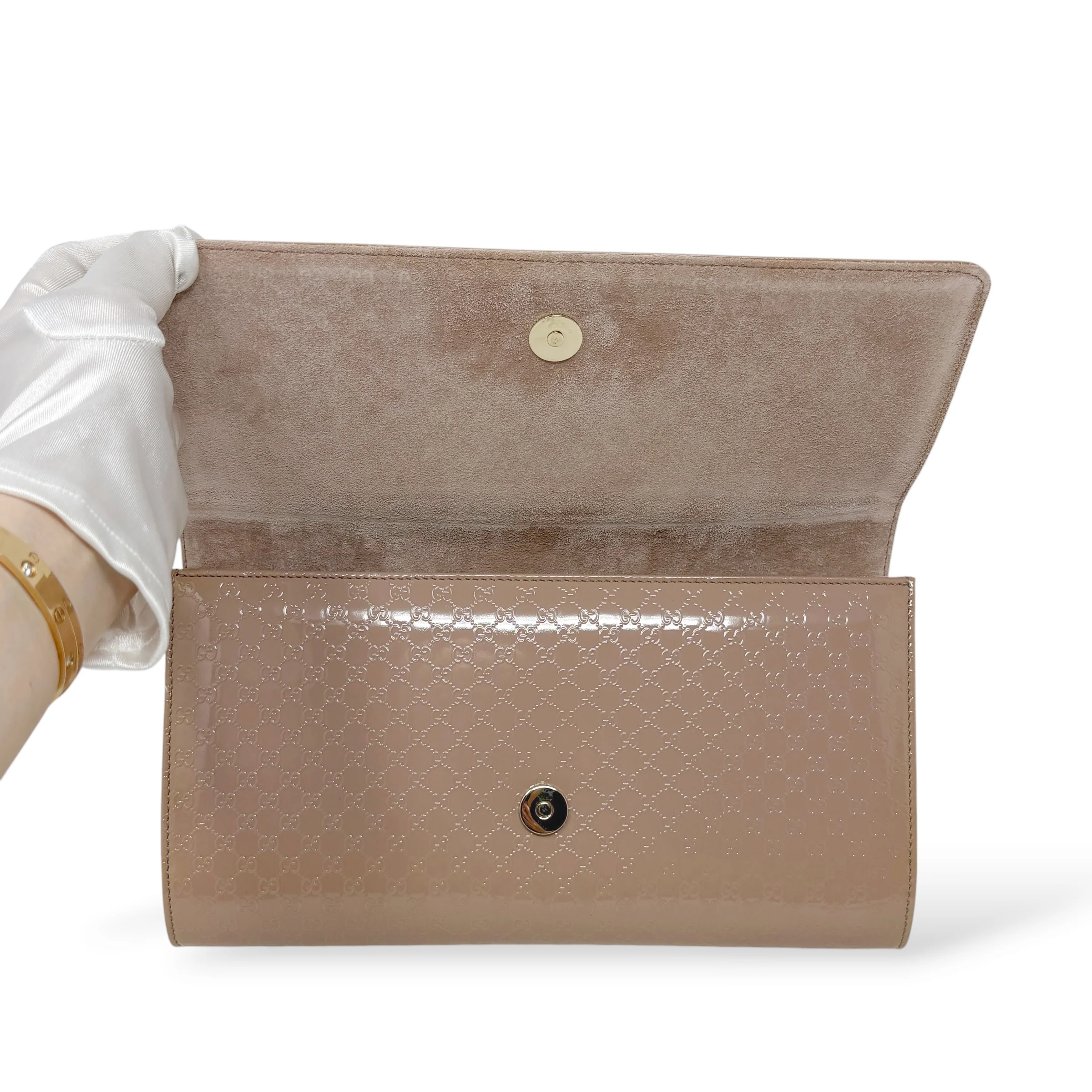 Gucci Blush Microssima Broadway Clutch - Image 5