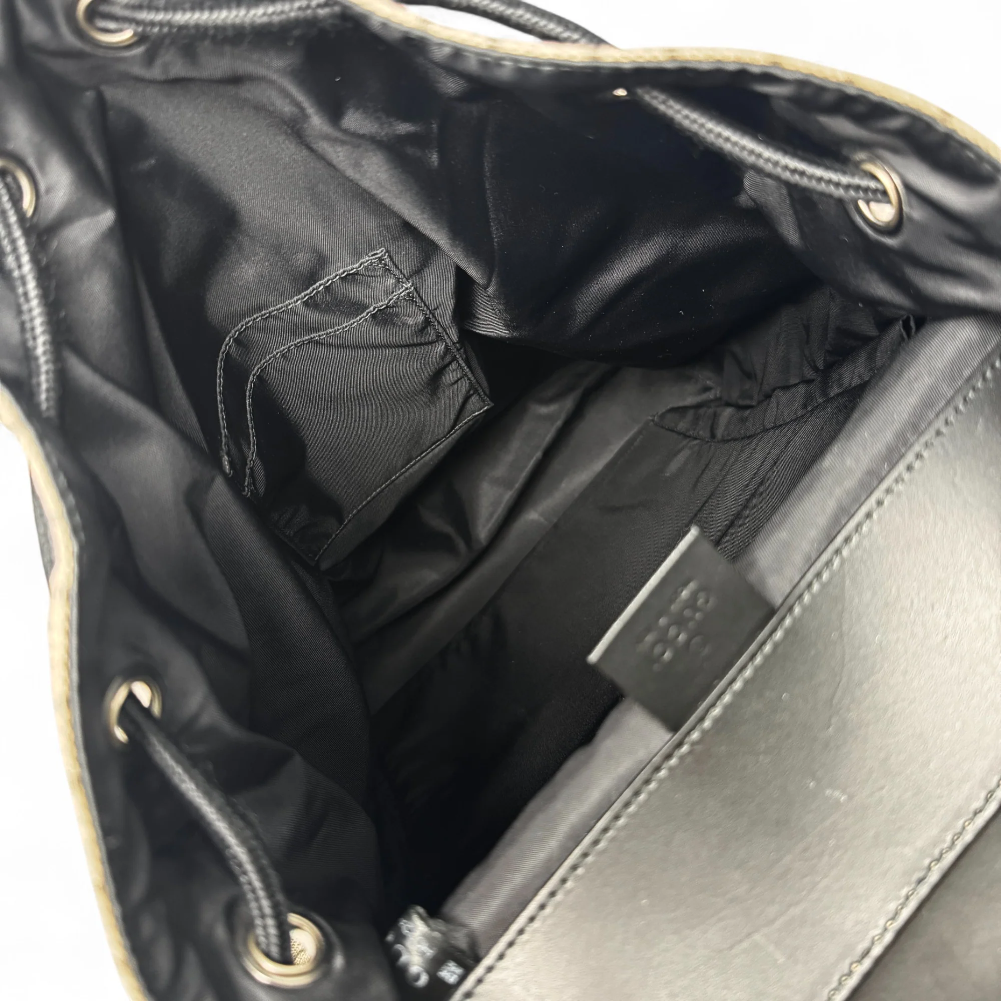 Gucci Brown GG Supreme Double Buckle Backpack - Image 13