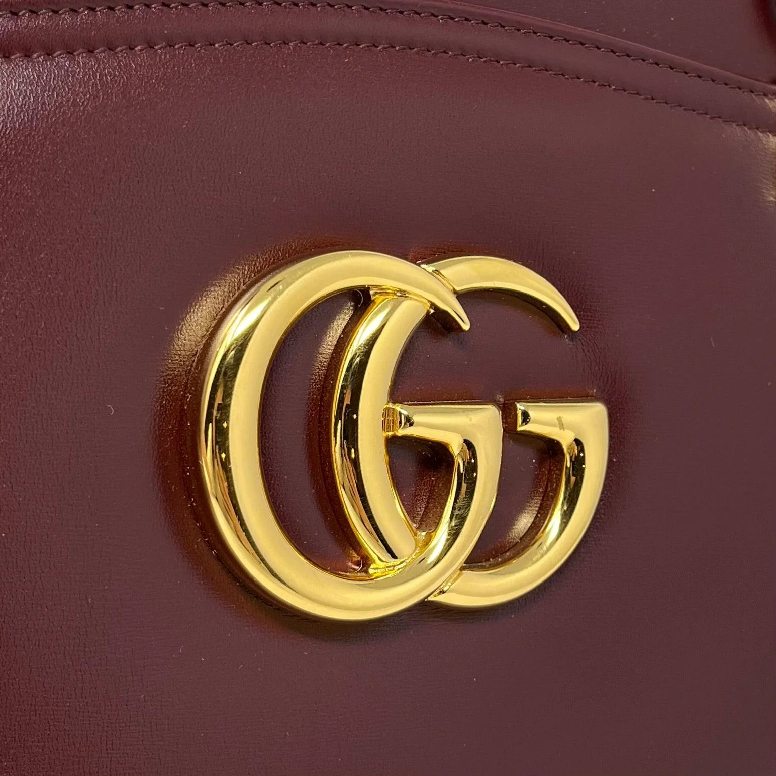 Gucci Burgundy Large Arli Shoulder Bag - Image 11