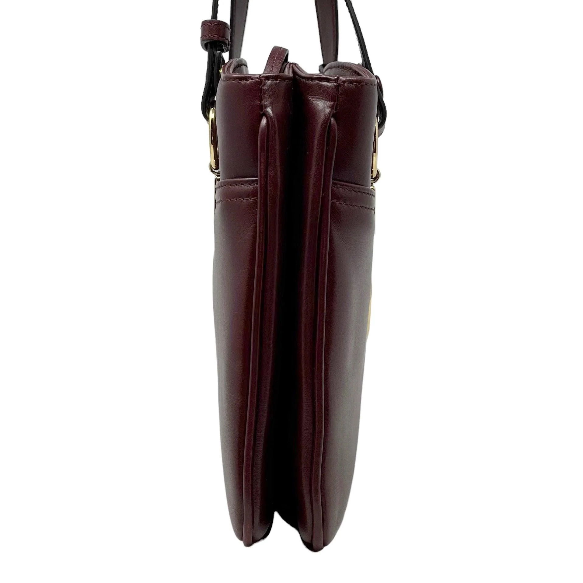 Gucci Burgundy Large Arli Shoulder Bag - Image 4