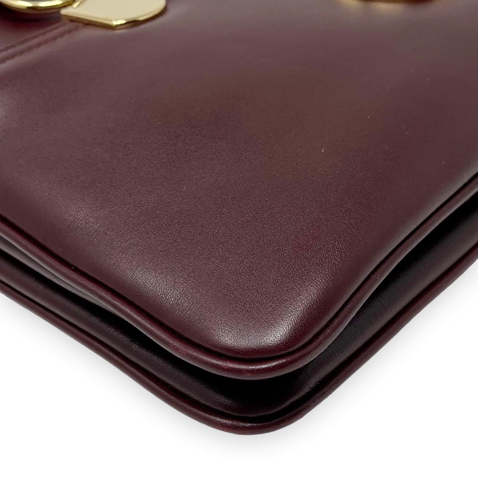 Gucci Burgundy Large Arli Shoulder Bag - Image 7