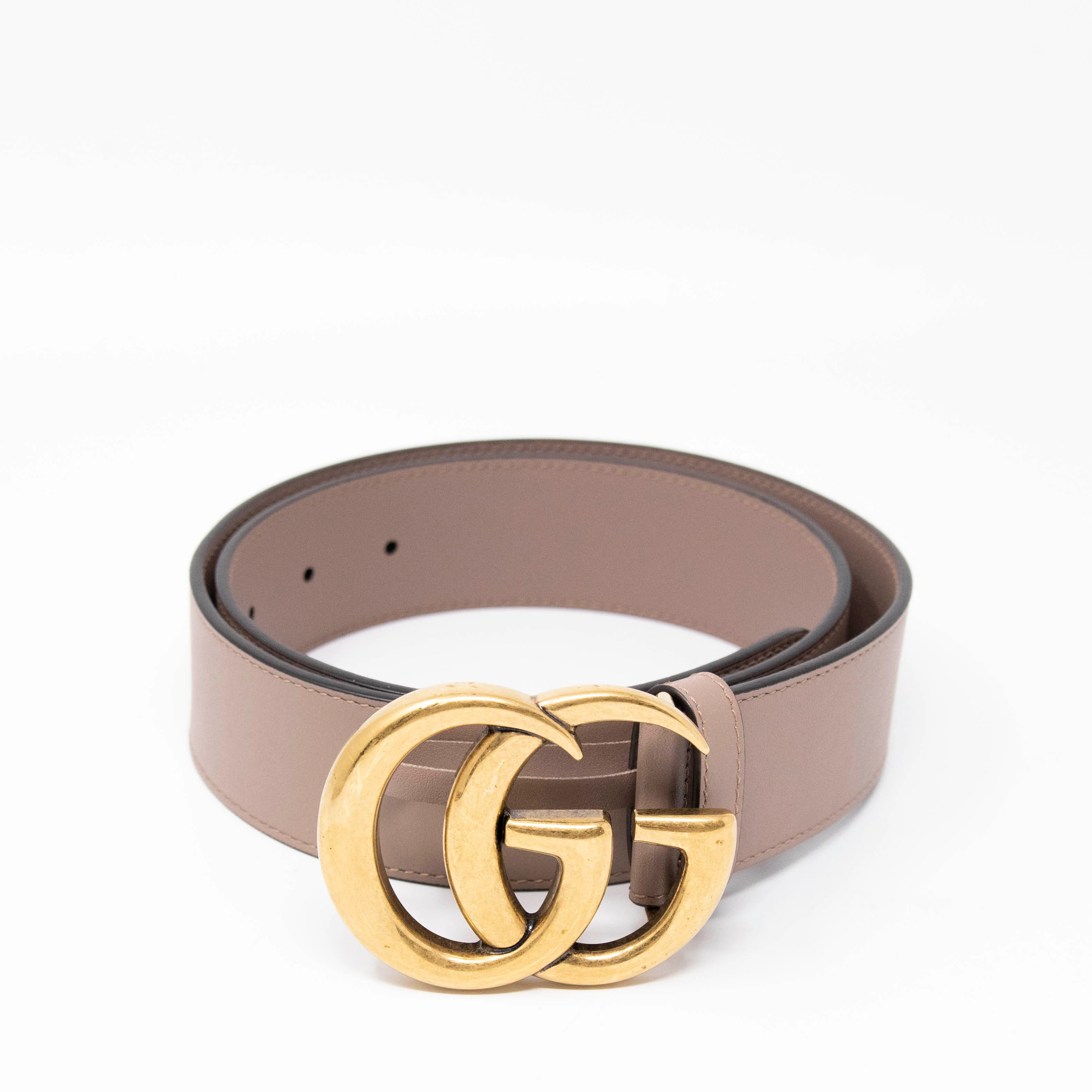 Gucci Dusty Pink Marmont Belt 80