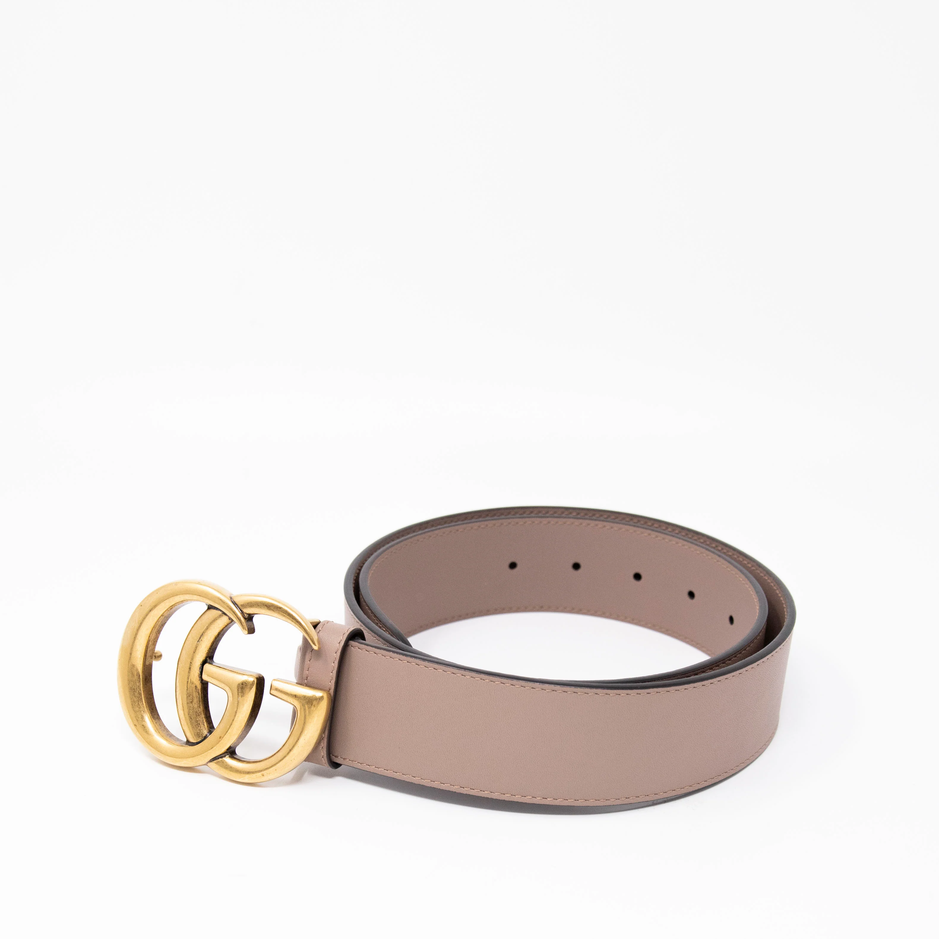 Gucci Dusty Pink Marmont Belt 80 - Image 2
