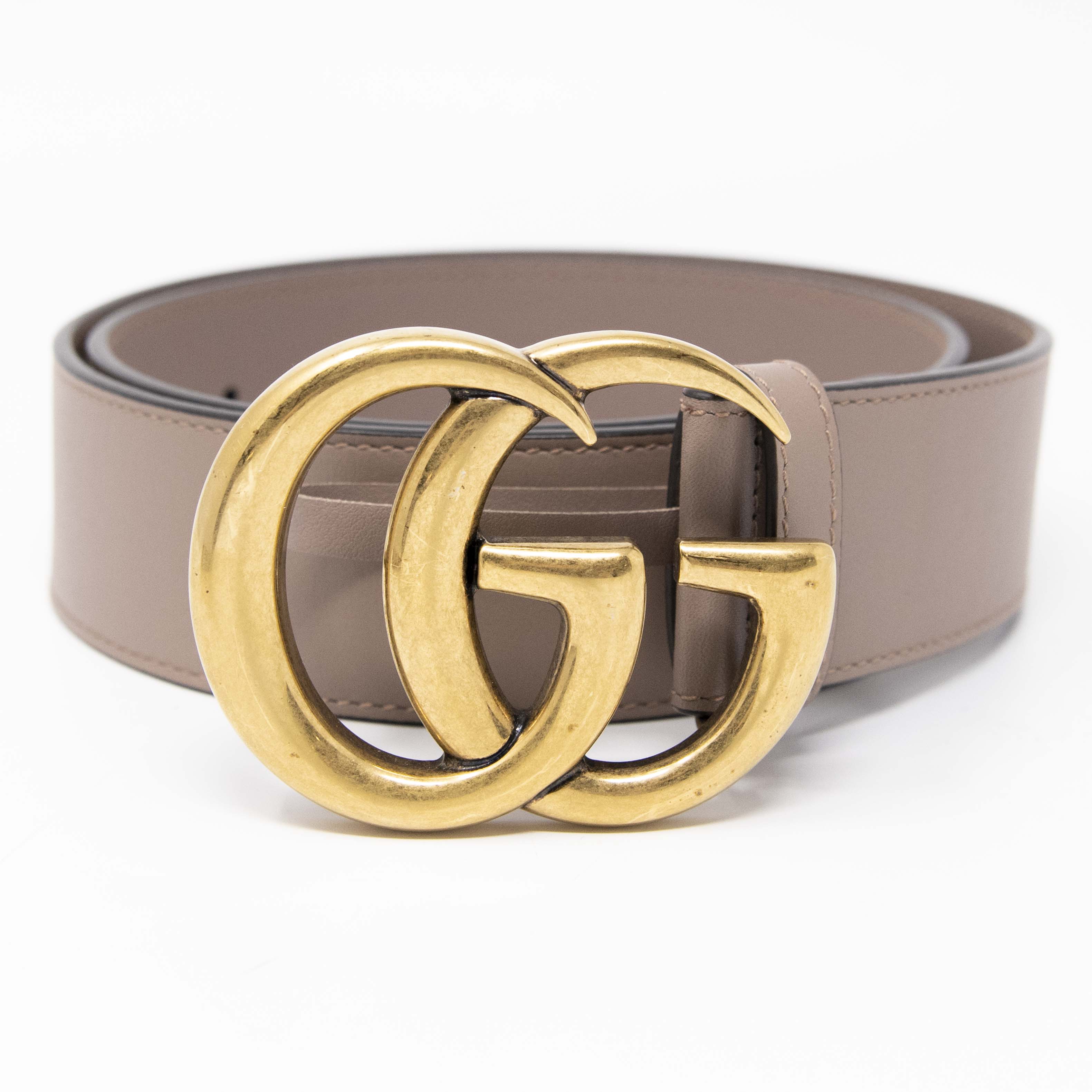 Gucci Dusty Pink Marmont Belt 80 - Image 3