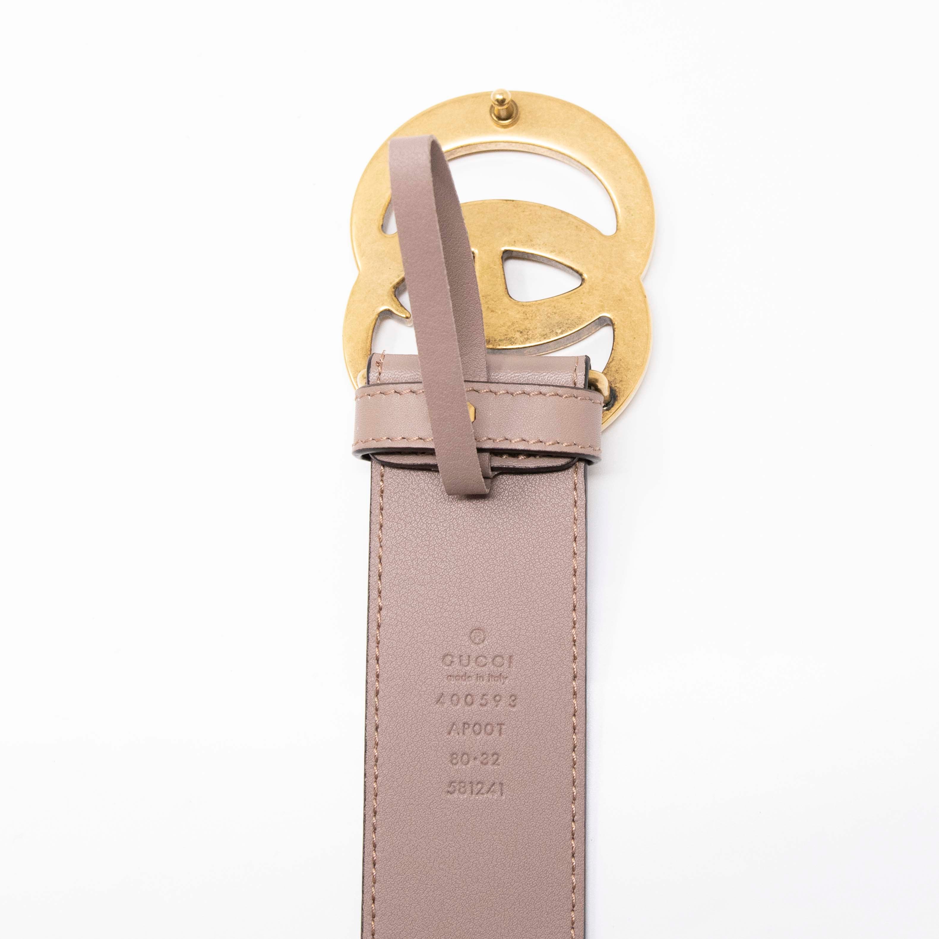 Gucci Dusty Pink Marmont Belt 80 - Image 8
