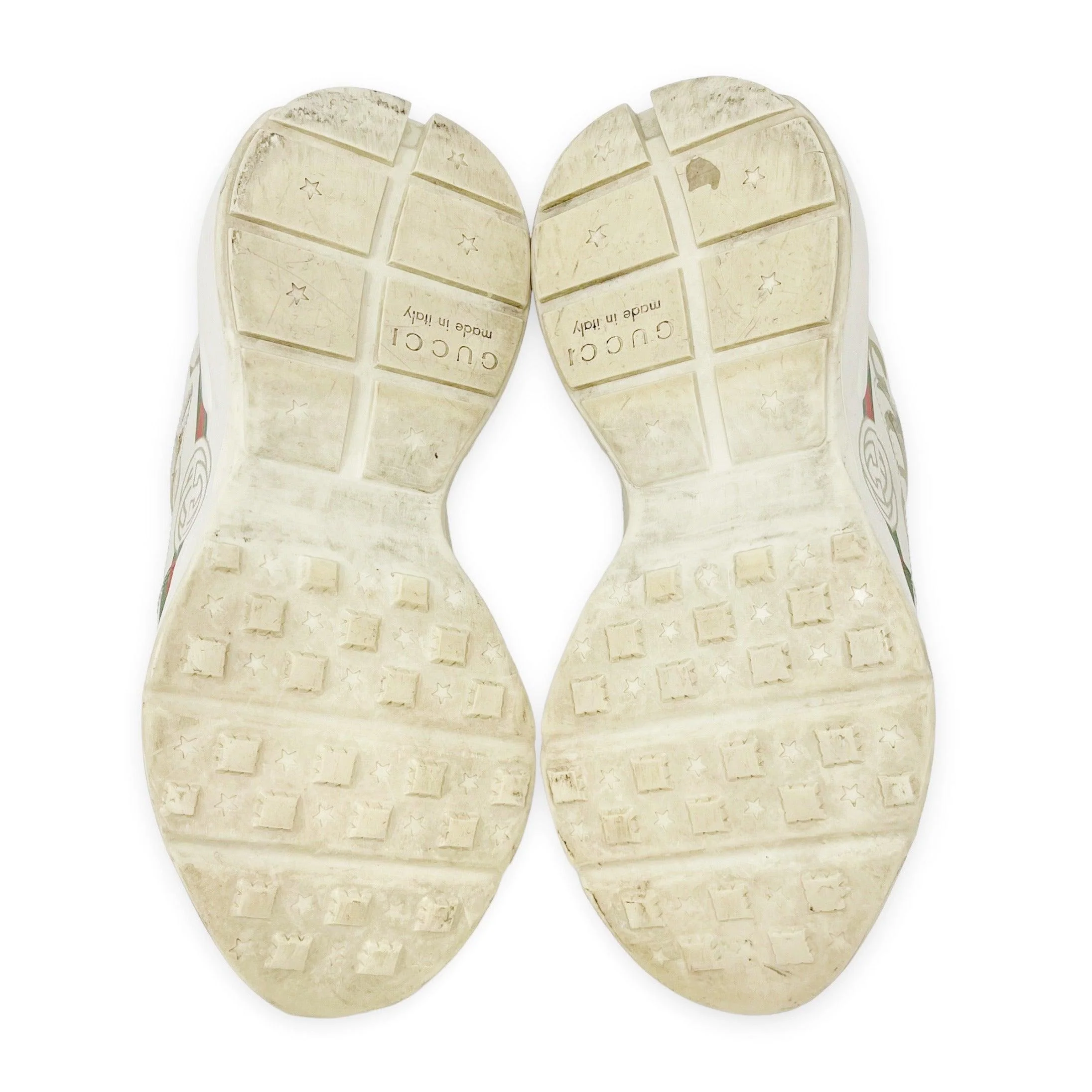 Gucci Ivory Rhyton Logo Sneaker 36 - Image 6