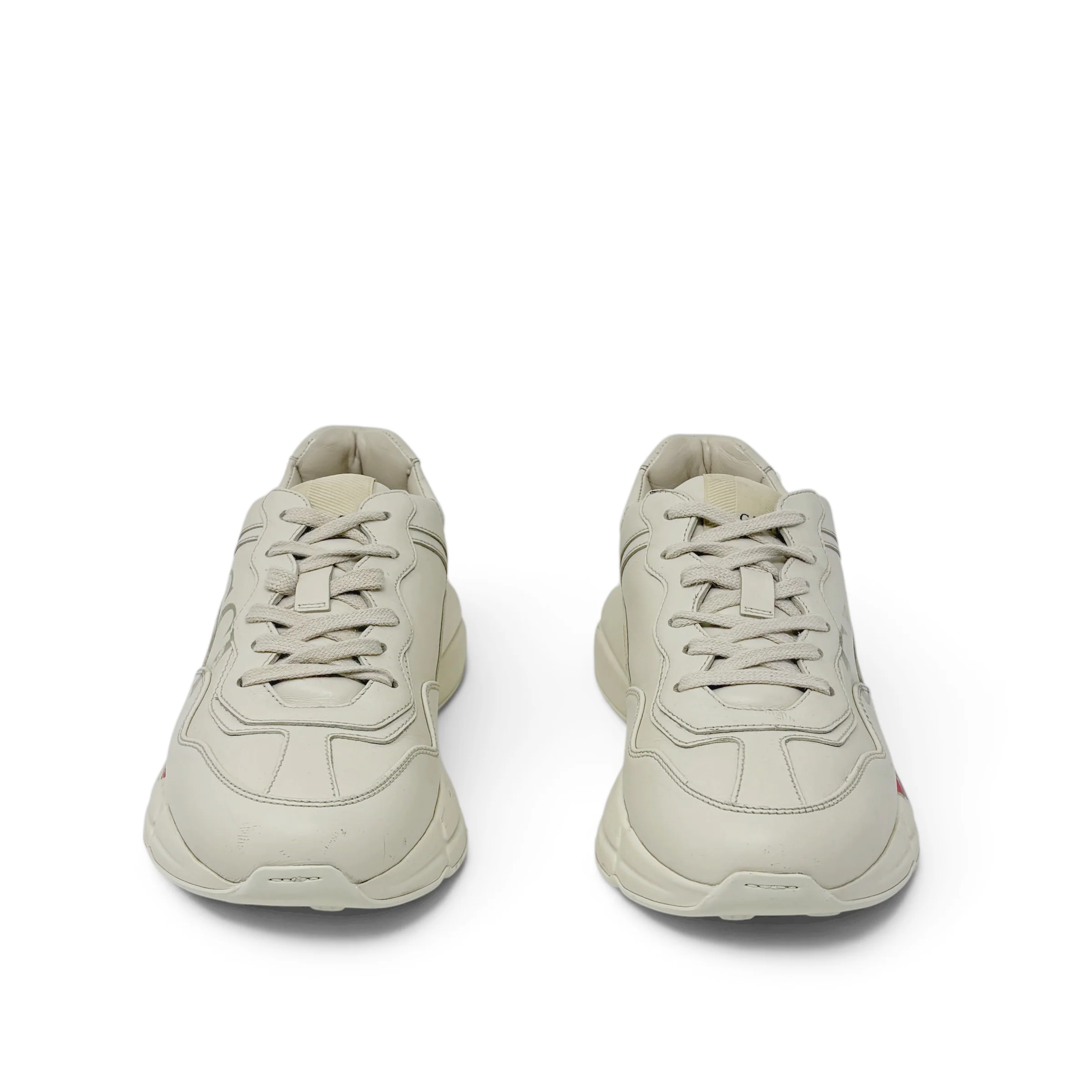 Gucci Ivory Rhyton Logo Sneaker 37 - Image 6