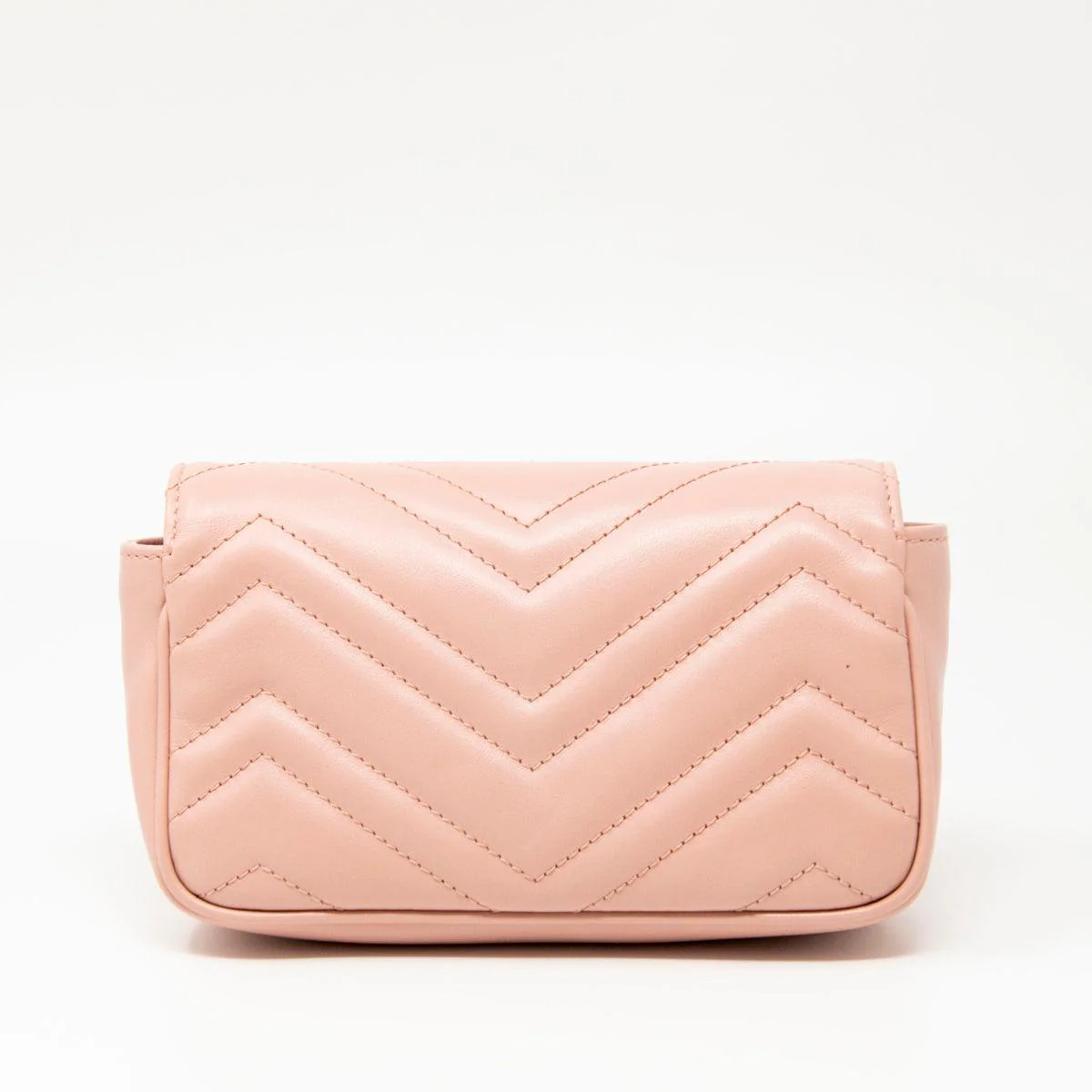 Gucci Pink GG Marmont Belt Bag 80 - Image 3