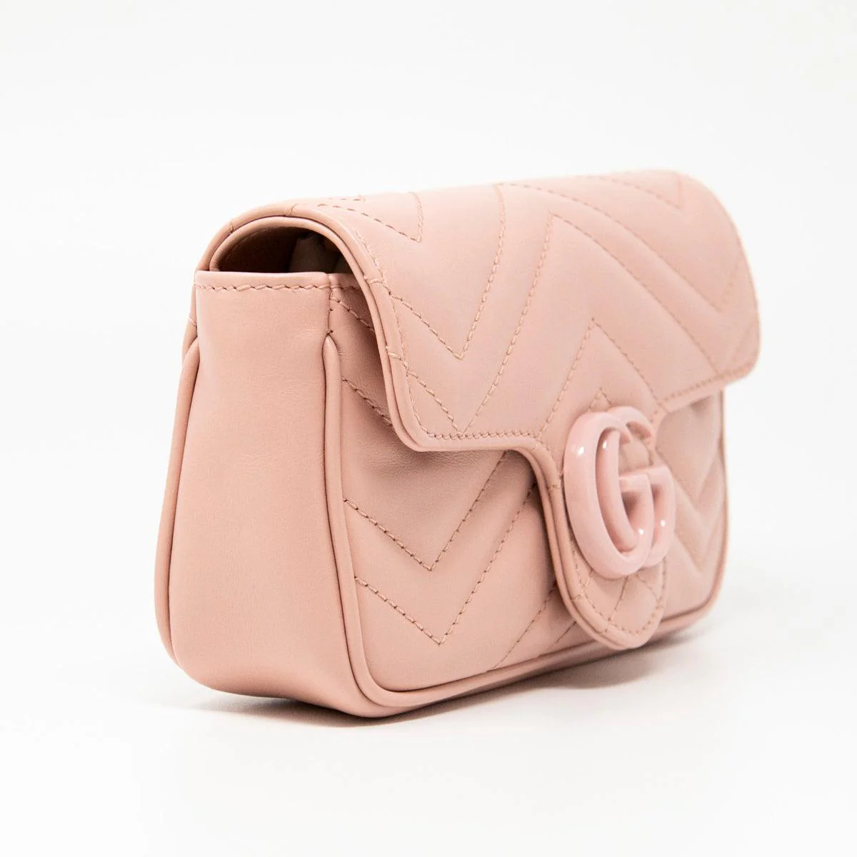 Gucci Pink GG Marmont Belt Bag 80 - Image 4