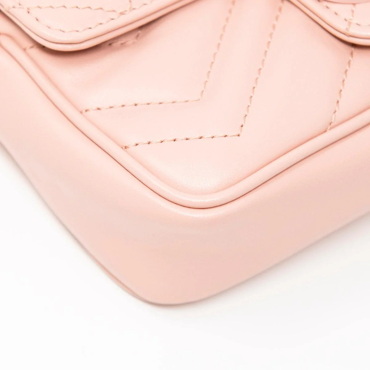 Gucci Pink GG Marmont Belt Bag 80 - Image 7