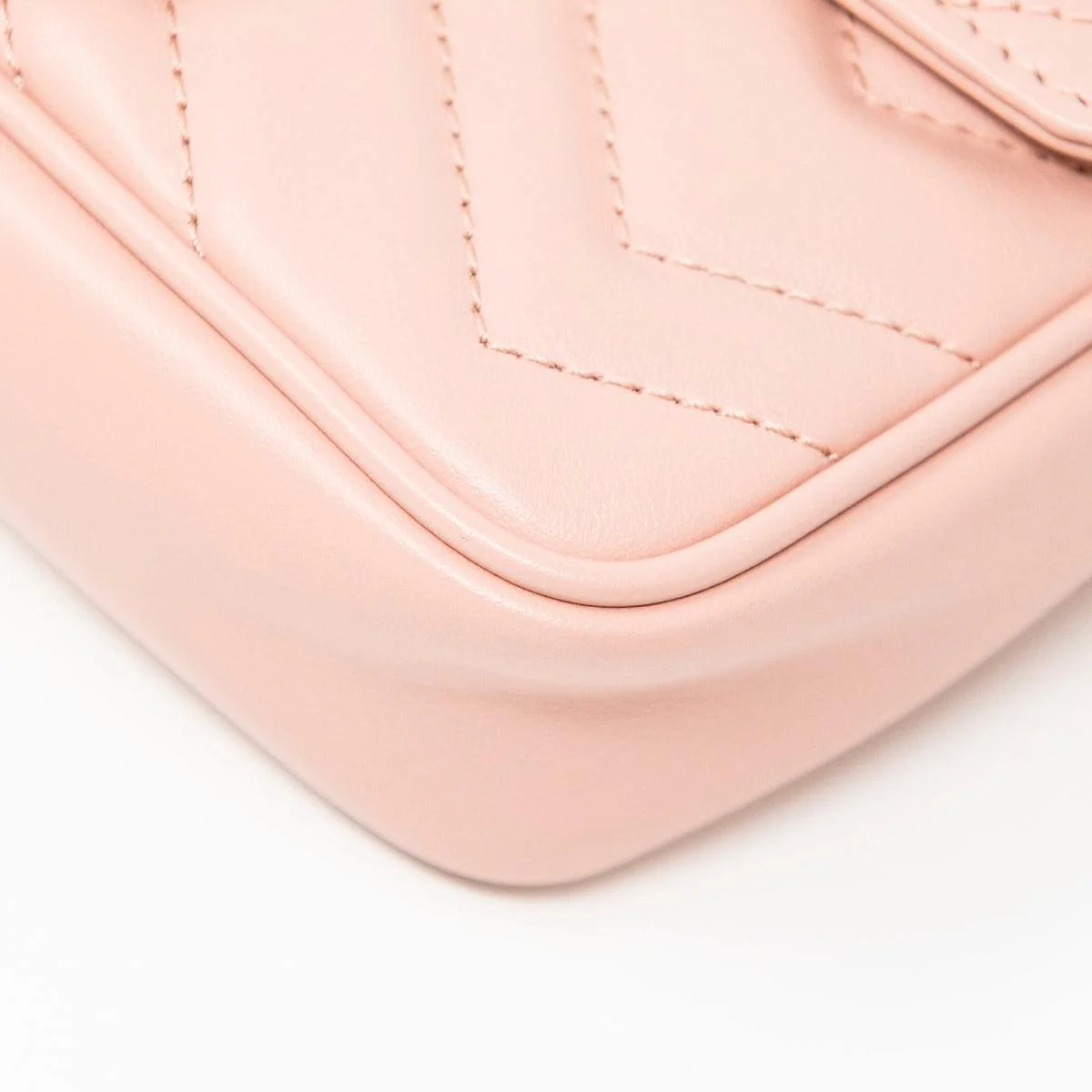 Gucci Pink GG Marmont Belt Bag 80 - Image 8