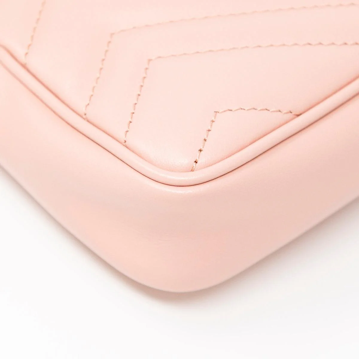 Gucci Pink GG Marmont Belt Bag 80 - Image 9