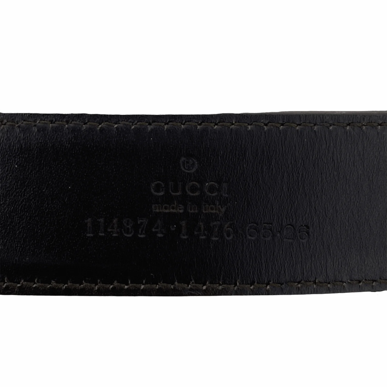 Gucci Red Canvas Belt 65/26 - Image 4