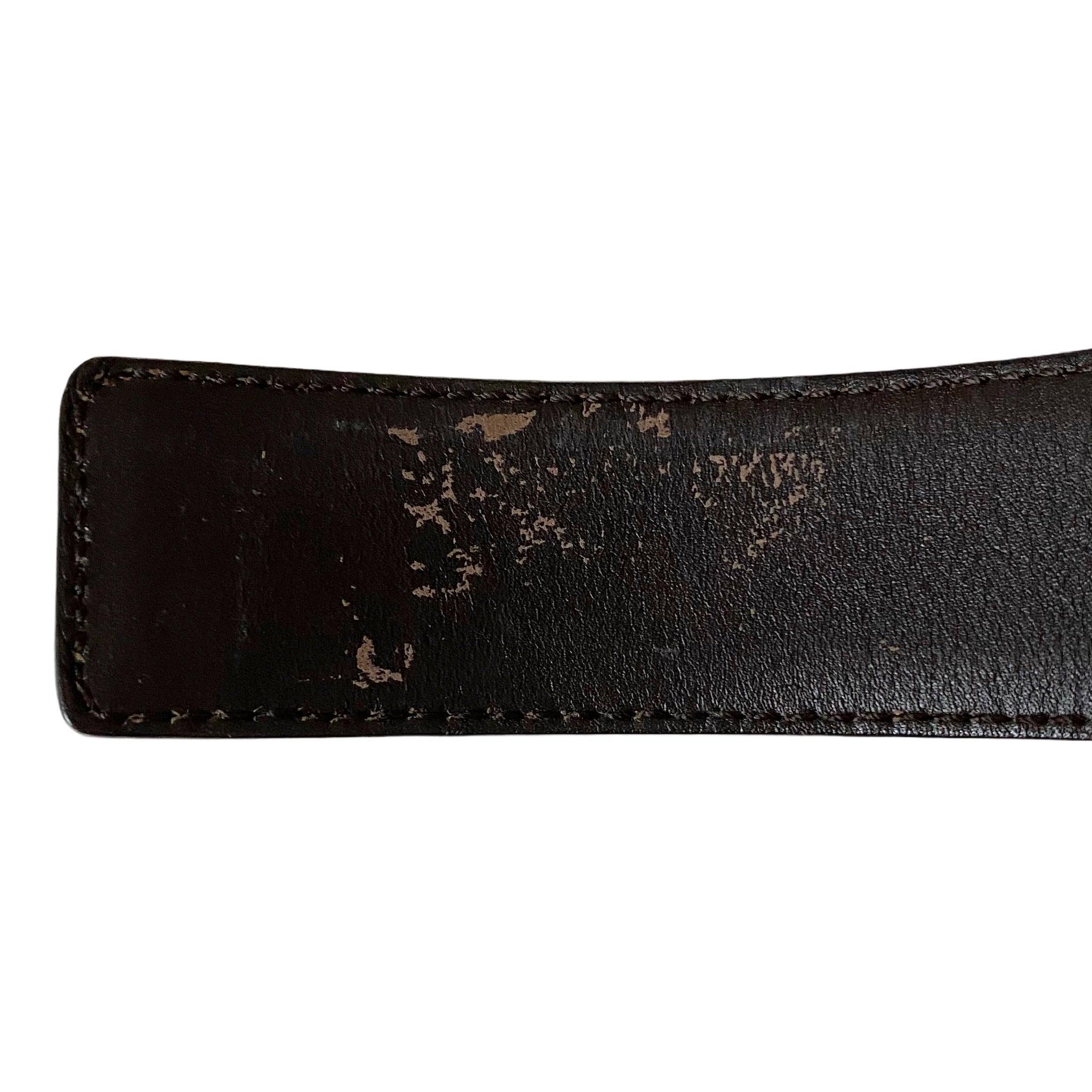 Gucci Red Canvas Belt 65/26 - Image 5